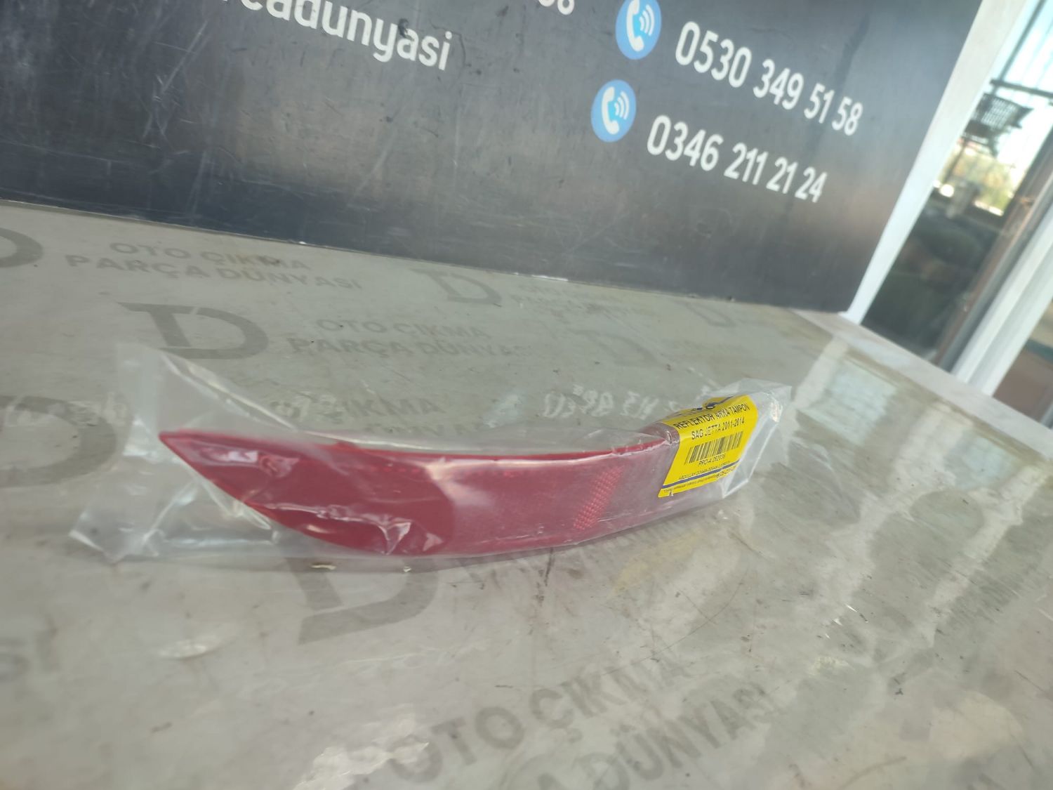 Reflekt�r arka tampon sa� Jetta