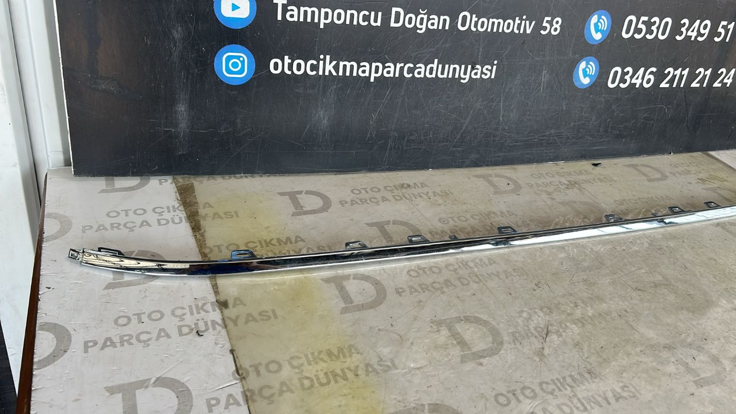 VW PASSAT B8 �N TAMPON ALT ORTA IZGARA �ITASI N�KELAJLI 14-19 YEN�