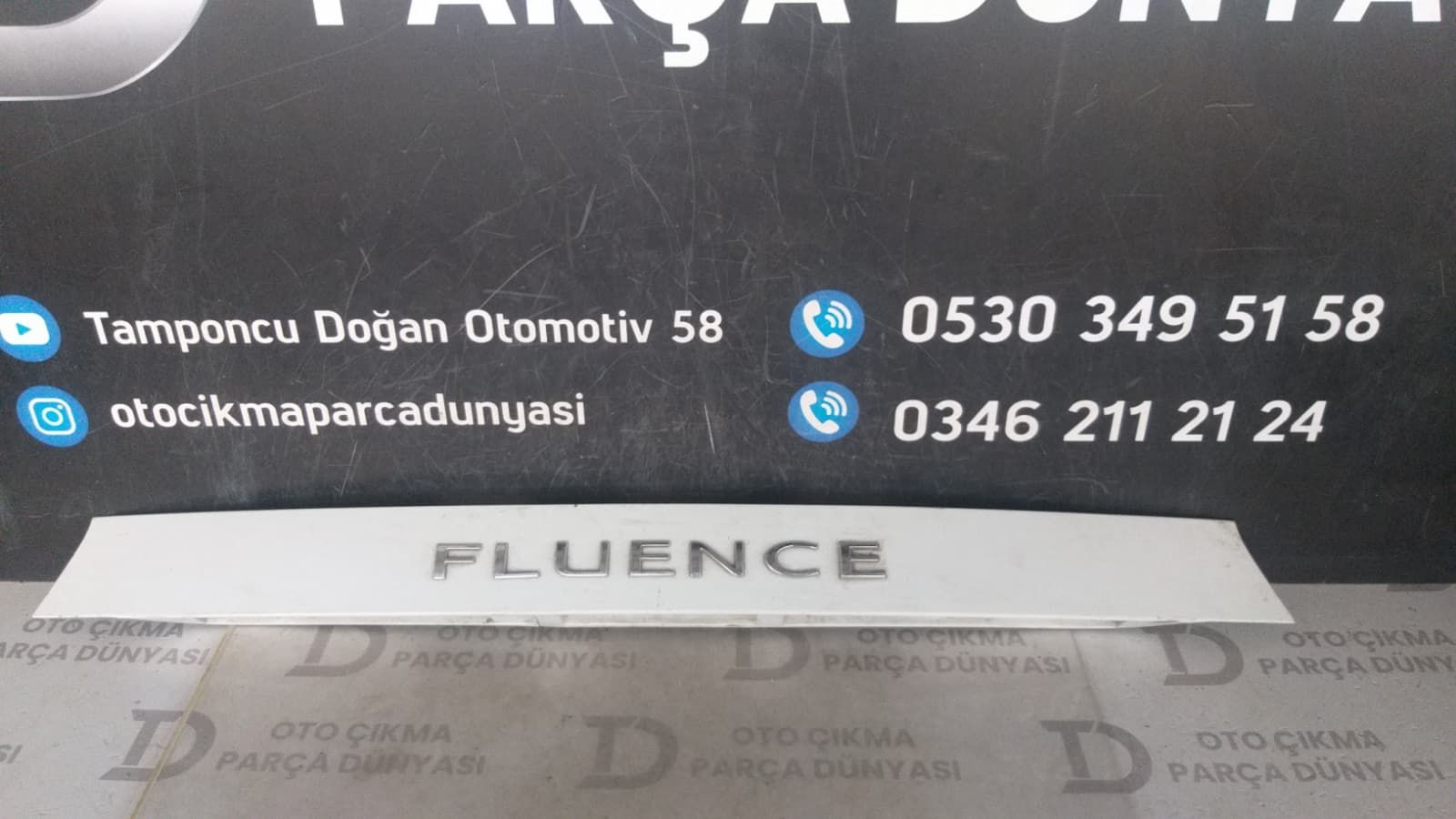 RENAULT FLUENCE BAGAJ KAPAK �ITASI