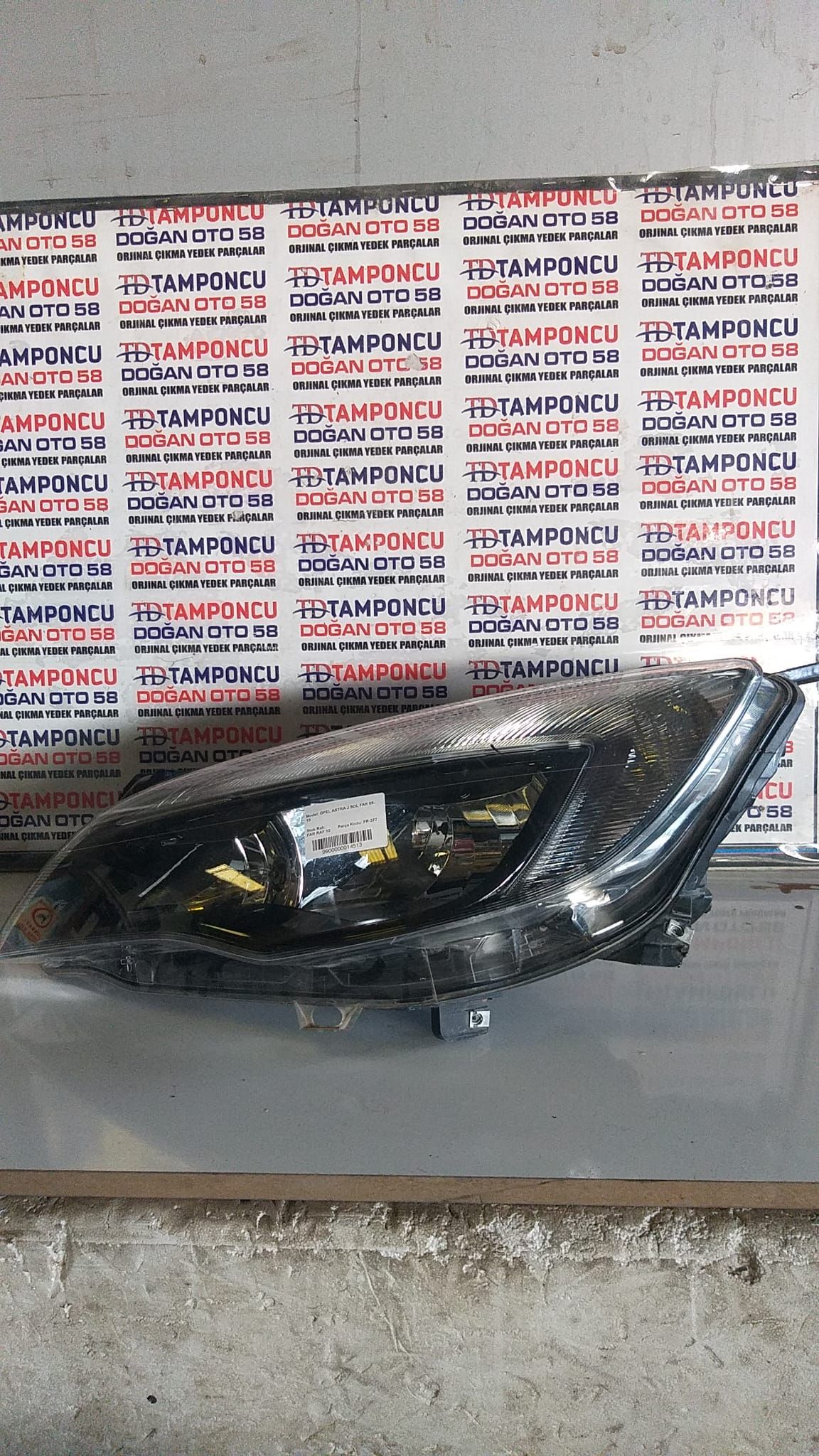 OPEL ASTRA J SOL FAR 09-15