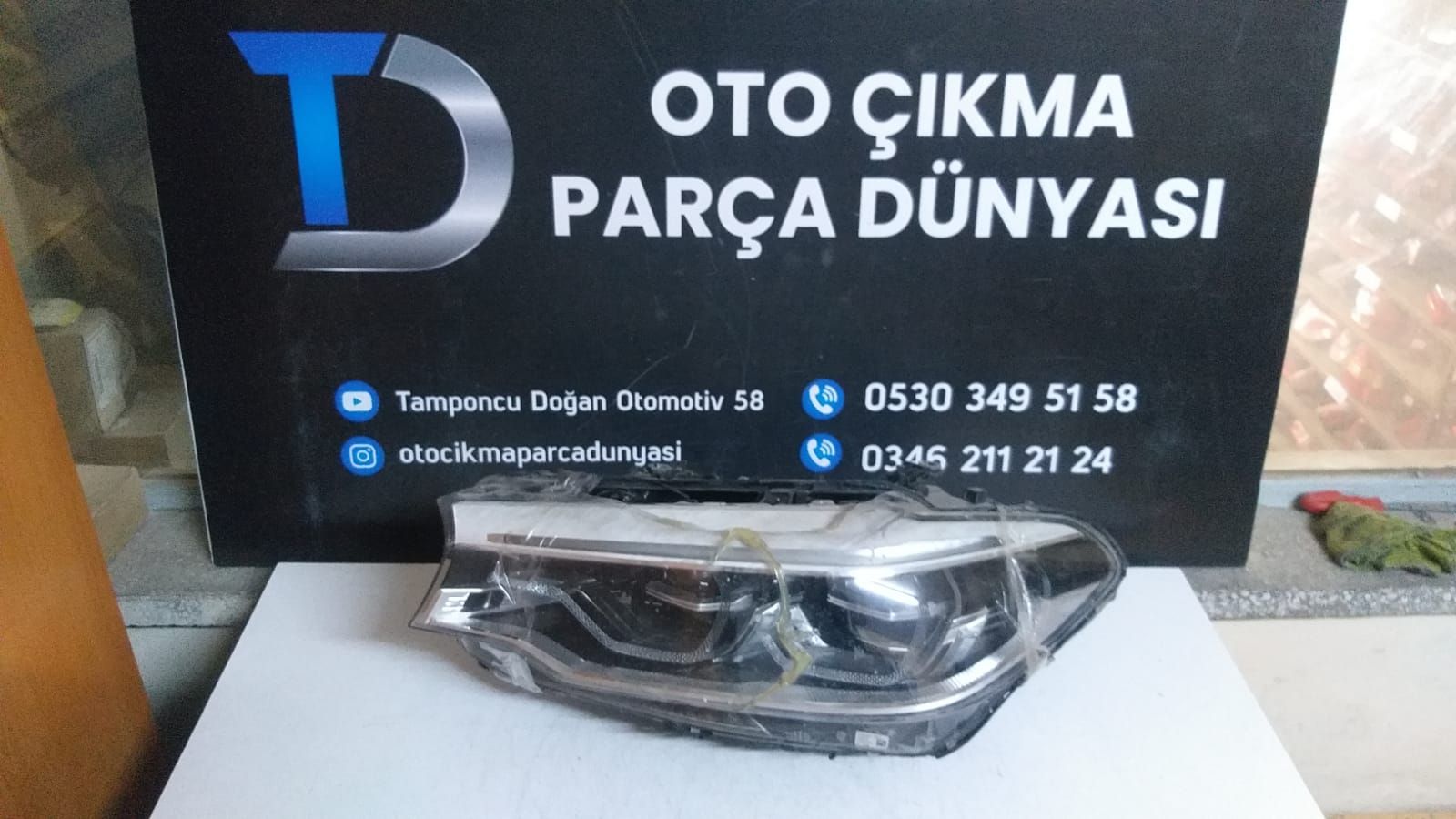 BMW 5 SERS SOL FAR G 30  18-20 (CAM KIRIK)