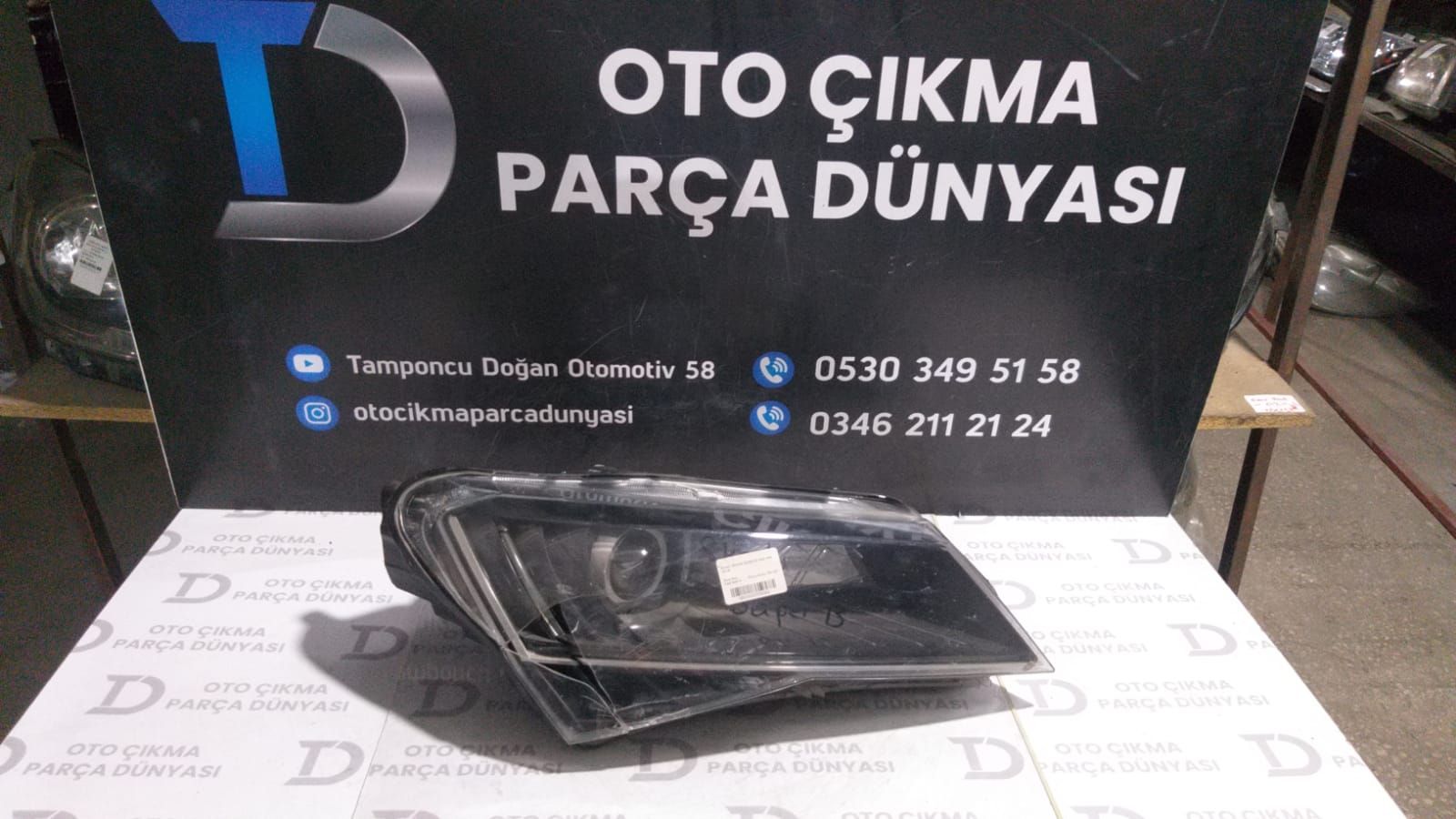 SKODA SPER B SA FAR 16-18 CAM KIRIK