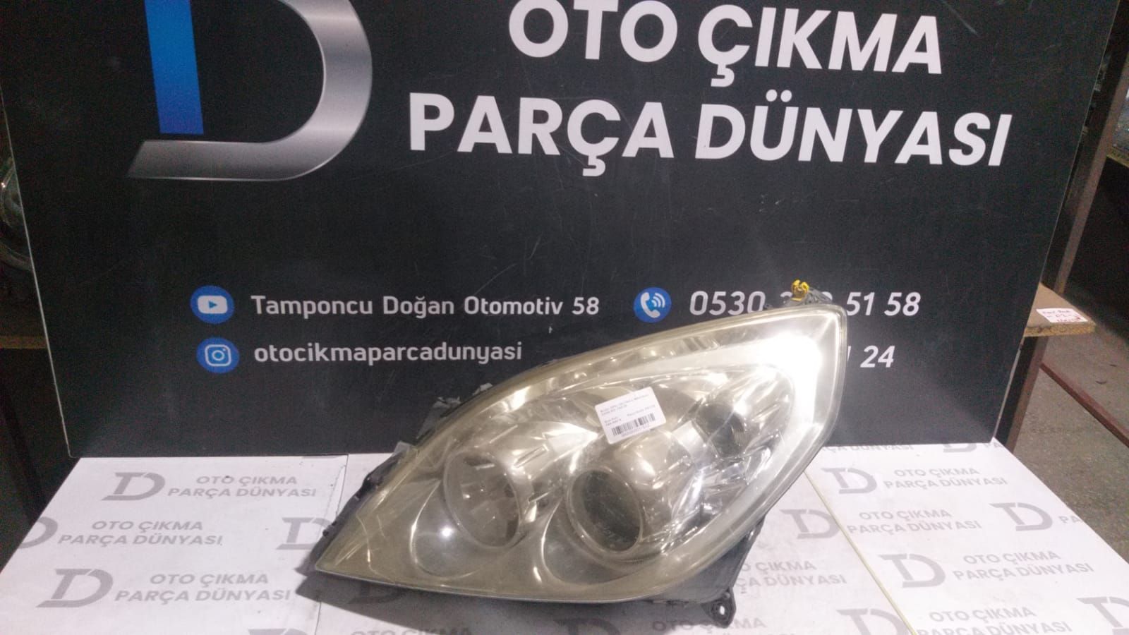 OPEL VECTRA C SOL FAR MAKYAJLI KASA