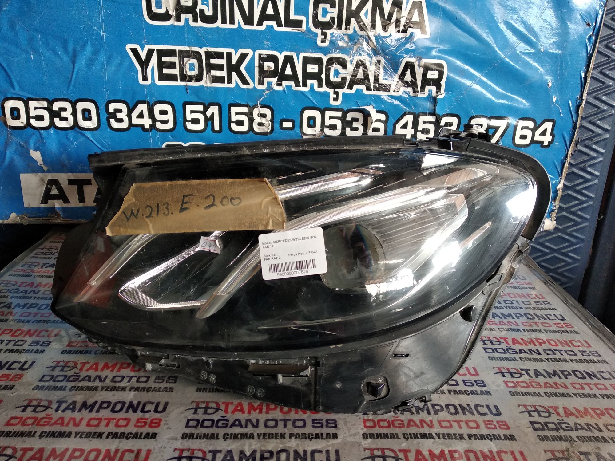 MERCEDES E SERS SOL FAR W 213 -19