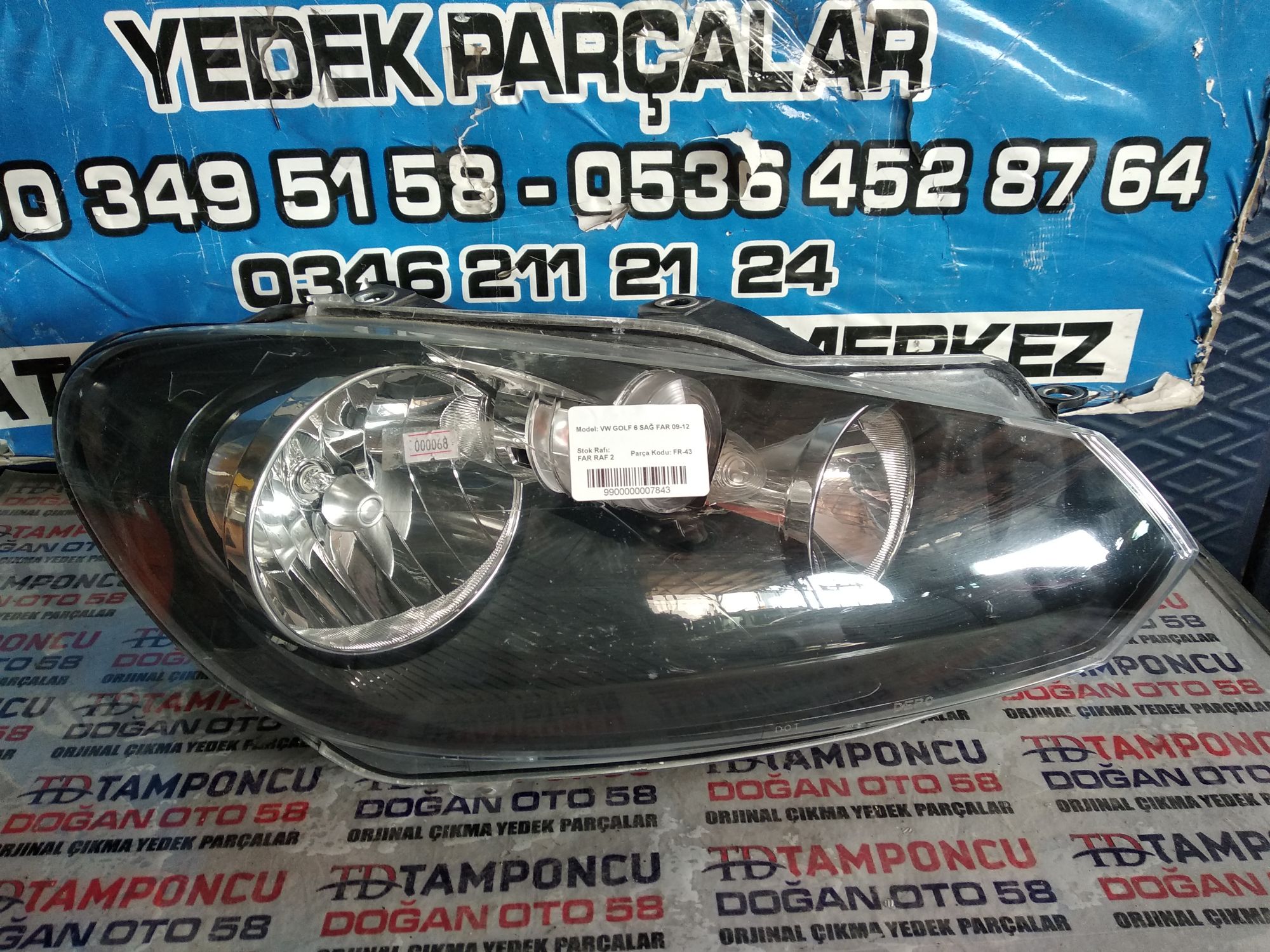 VOLKSWAGEN GOLF 6 SA FAR -09-12