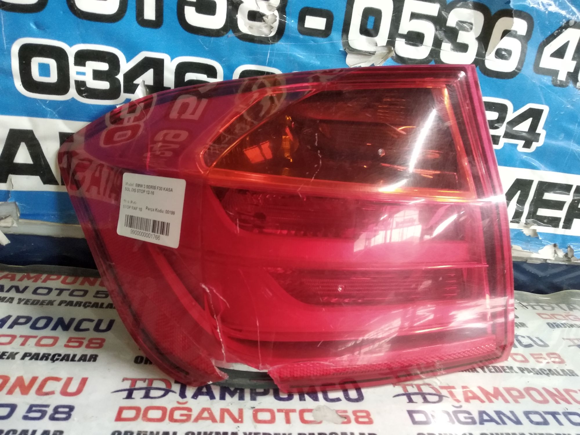BMW 3 SERS SOL DI STOP F 30 KASA ORJNAL IKMA 12-16