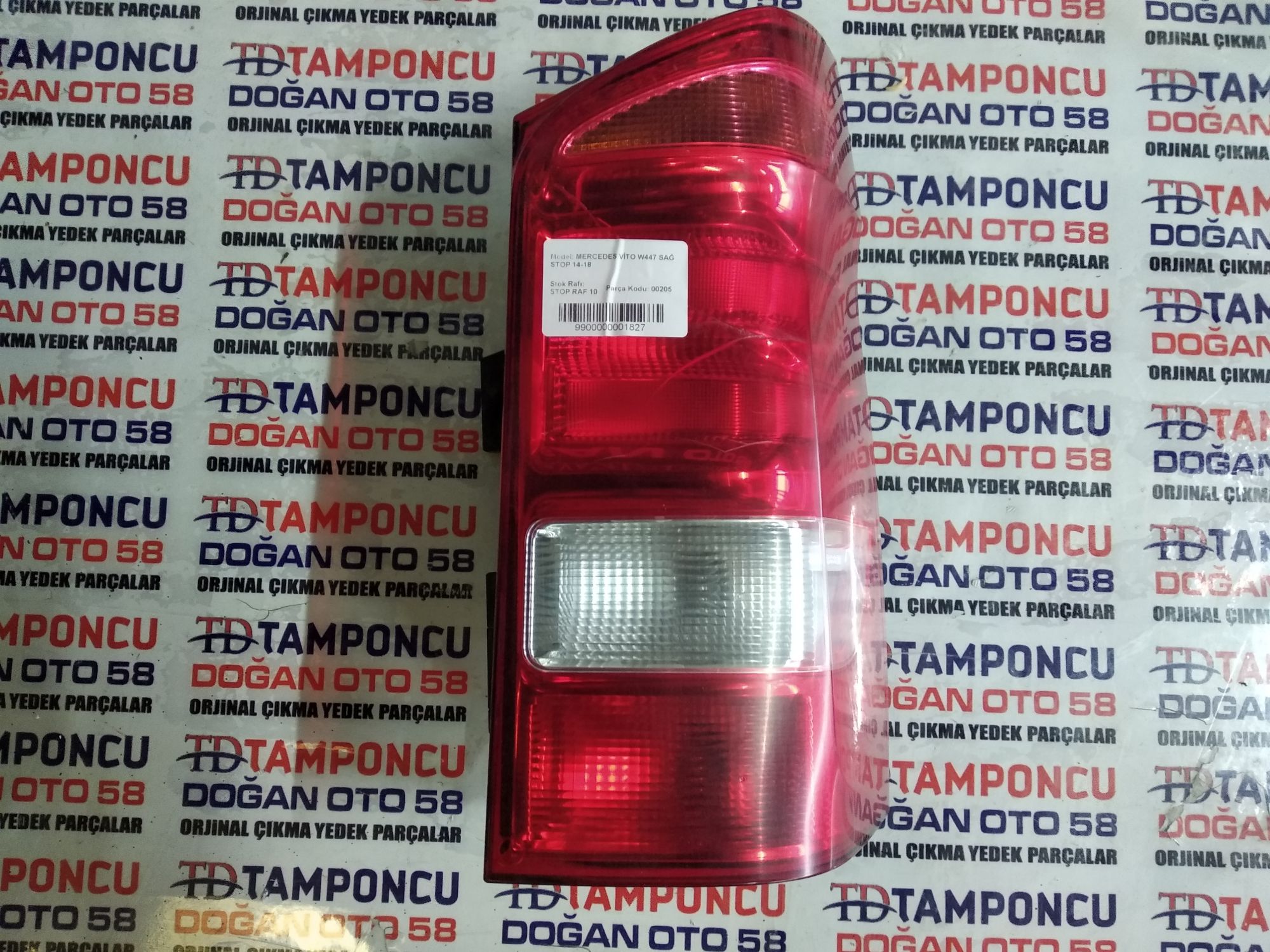 MERCEDES VTO SA STOP W 447 14-18