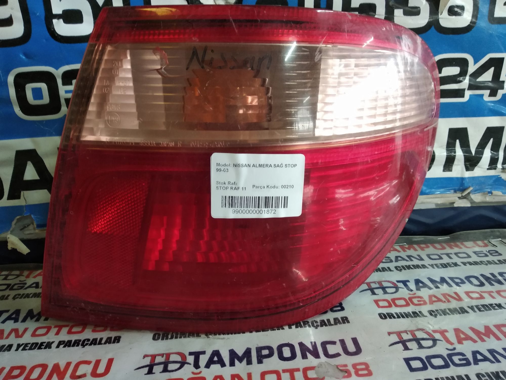 (SATILDI) NSSAN ALMERA ORJNAL IKMA SA STOP 99-03