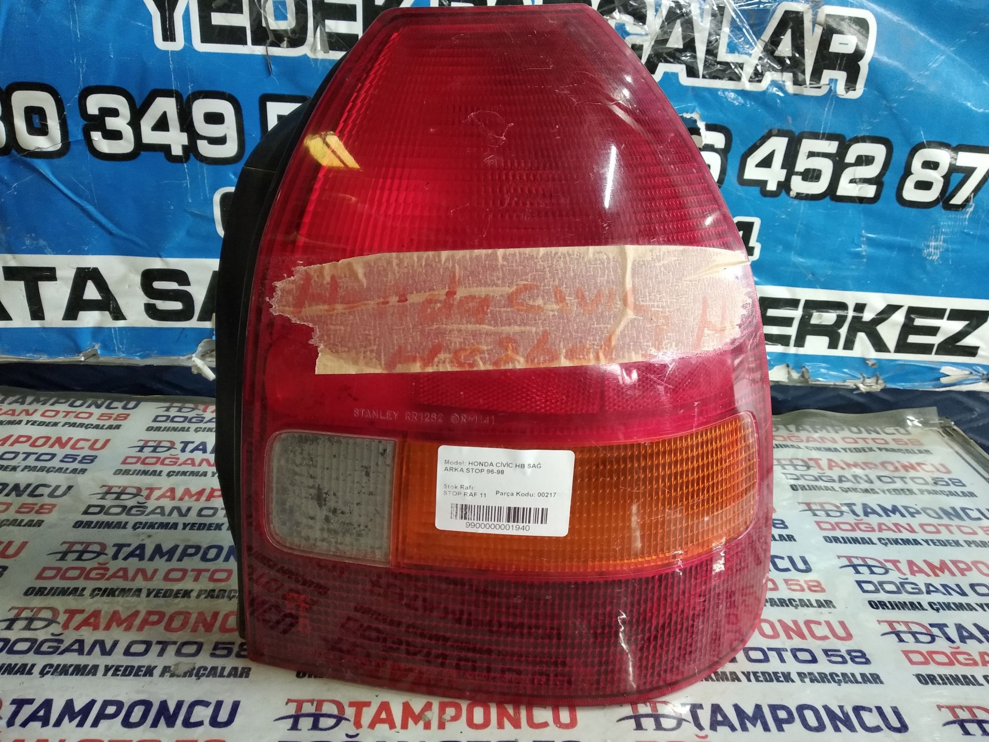 HONDA CVC HB SA STOP ORJNAL IKMA 96-98