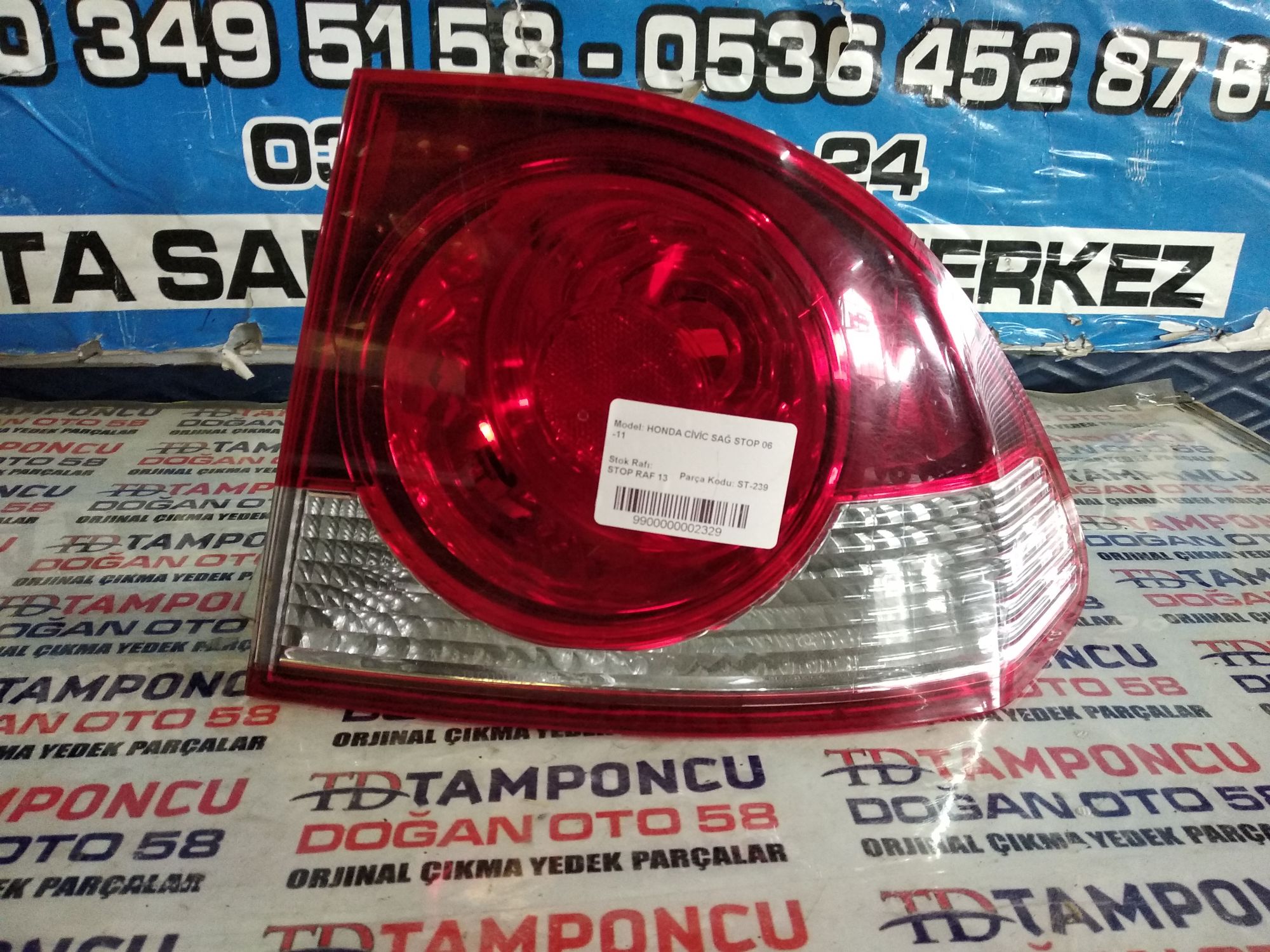HONDA CVC SA DI STOP ORJNAL IKMA 06-11