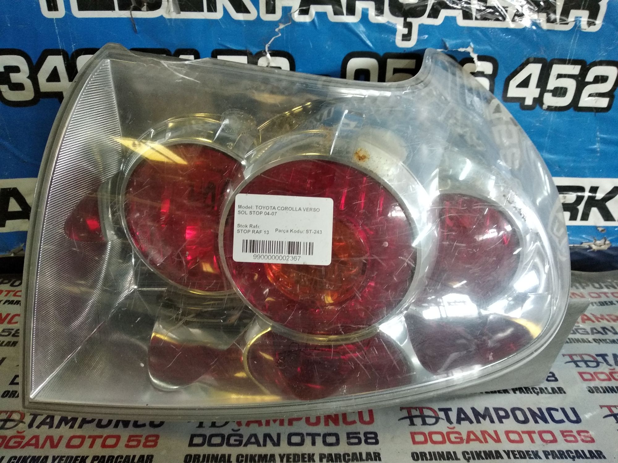 TOYOTA VERSO SOL STOP ORJNAL IKMA 04-07