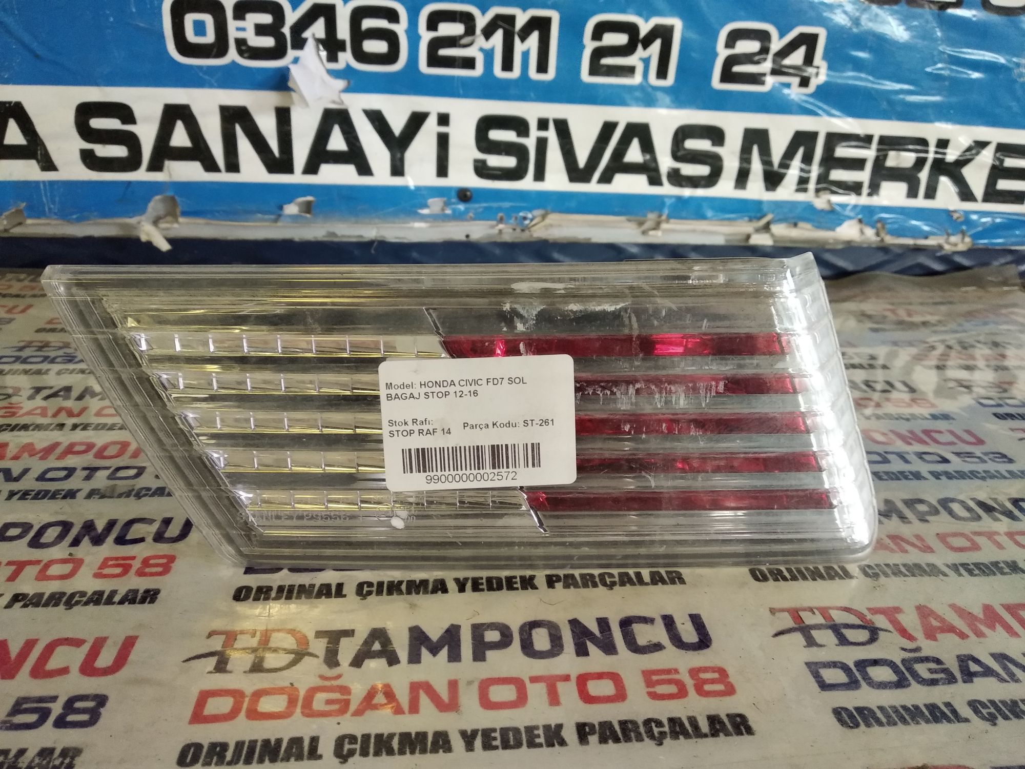 HONDA CVC SOL  STOP FD 7 ORJNAL IKMA 12-16