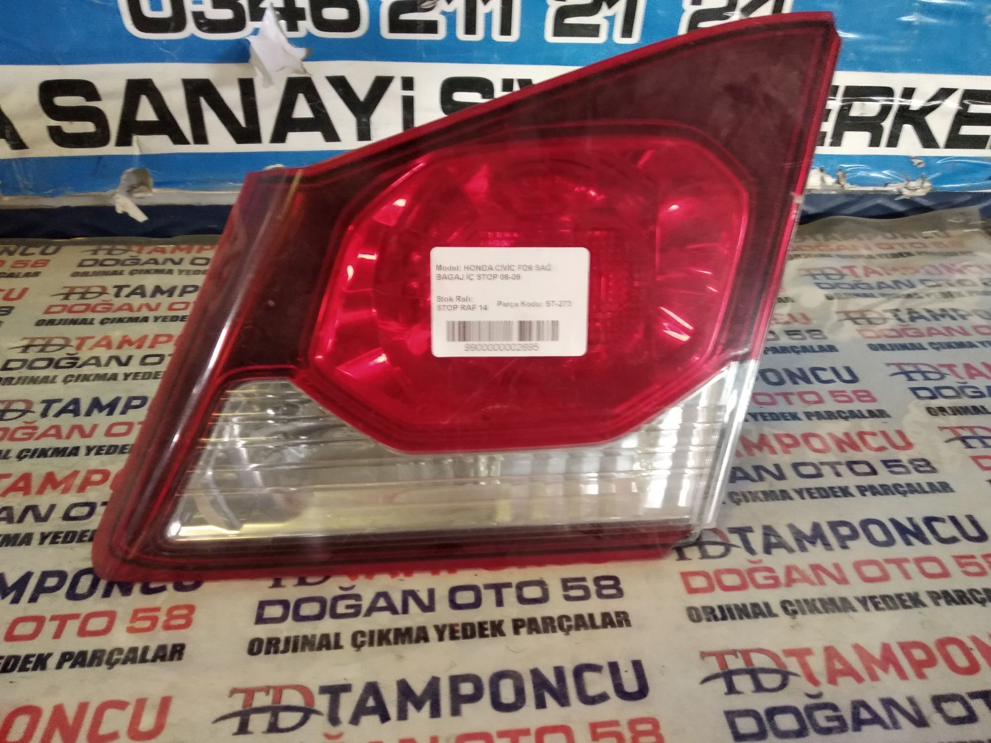 HONDA CVC SA  STOP FD 6 ORJNAL IKMA 06-09