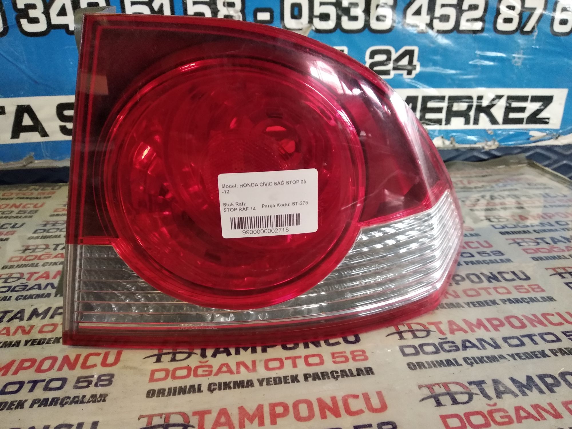HONDA CVC SA DI STOP FD 6 ORJNAL IKMA 05-12