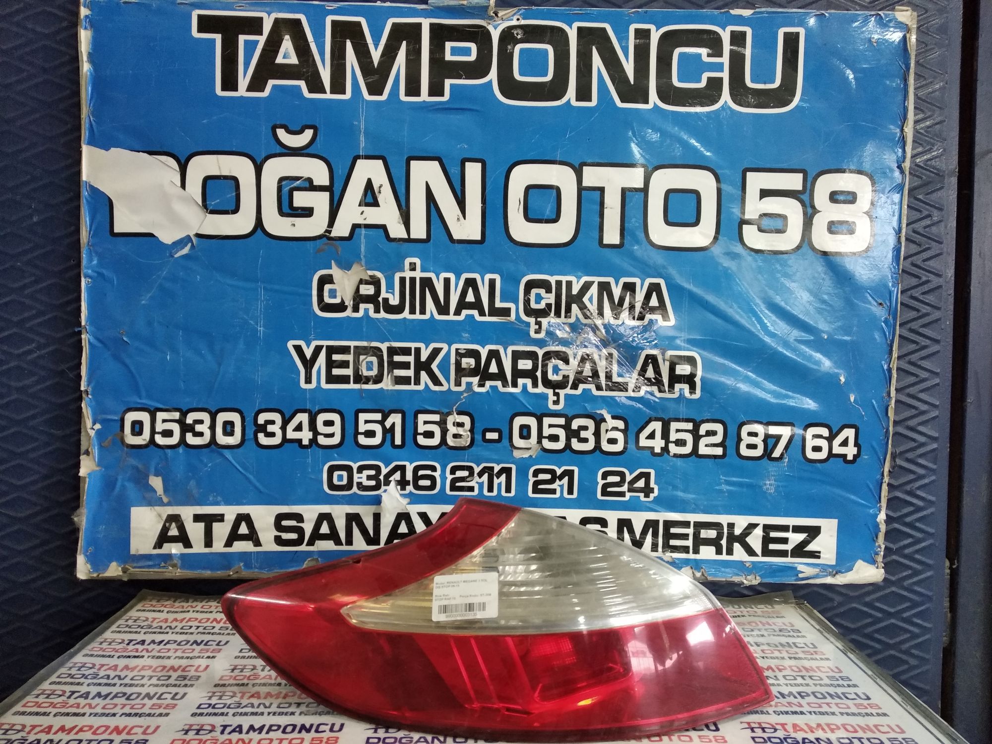 RENAULT MEGANE 3 SOL DI STOP ORJNAL IKMA 09-15