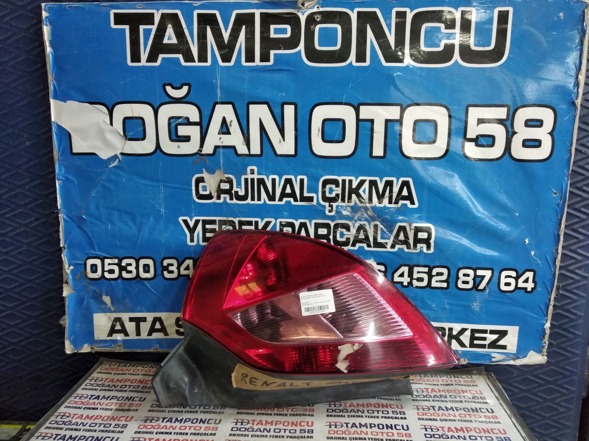 RENAULT MEGANE 2 HB SA STOP ORJNAL IKMA 02-06