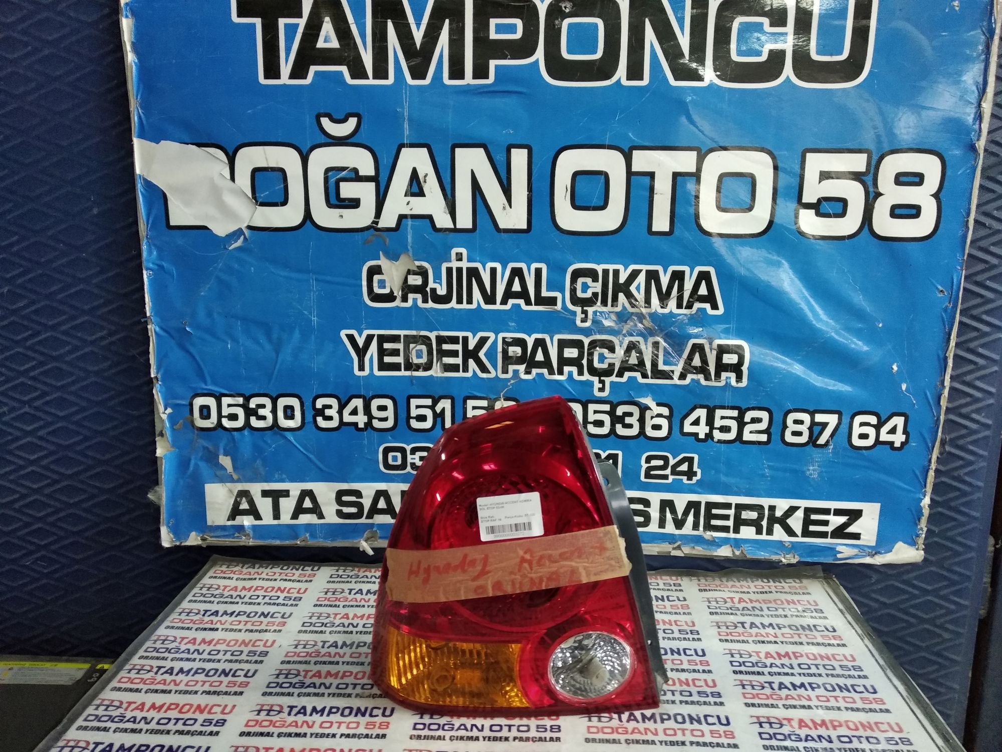 HYUNDA ACCENT ADMRE SOL STOP ORJNAL IKMA 03-06