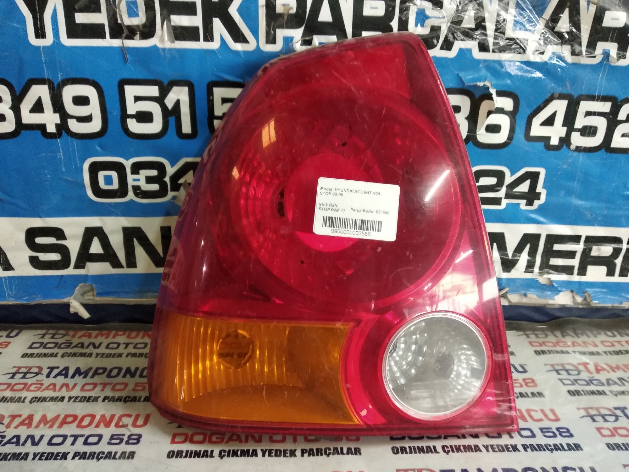 HYUNDA ACCENT SOL STOP ORJNAL IKMA 03-06