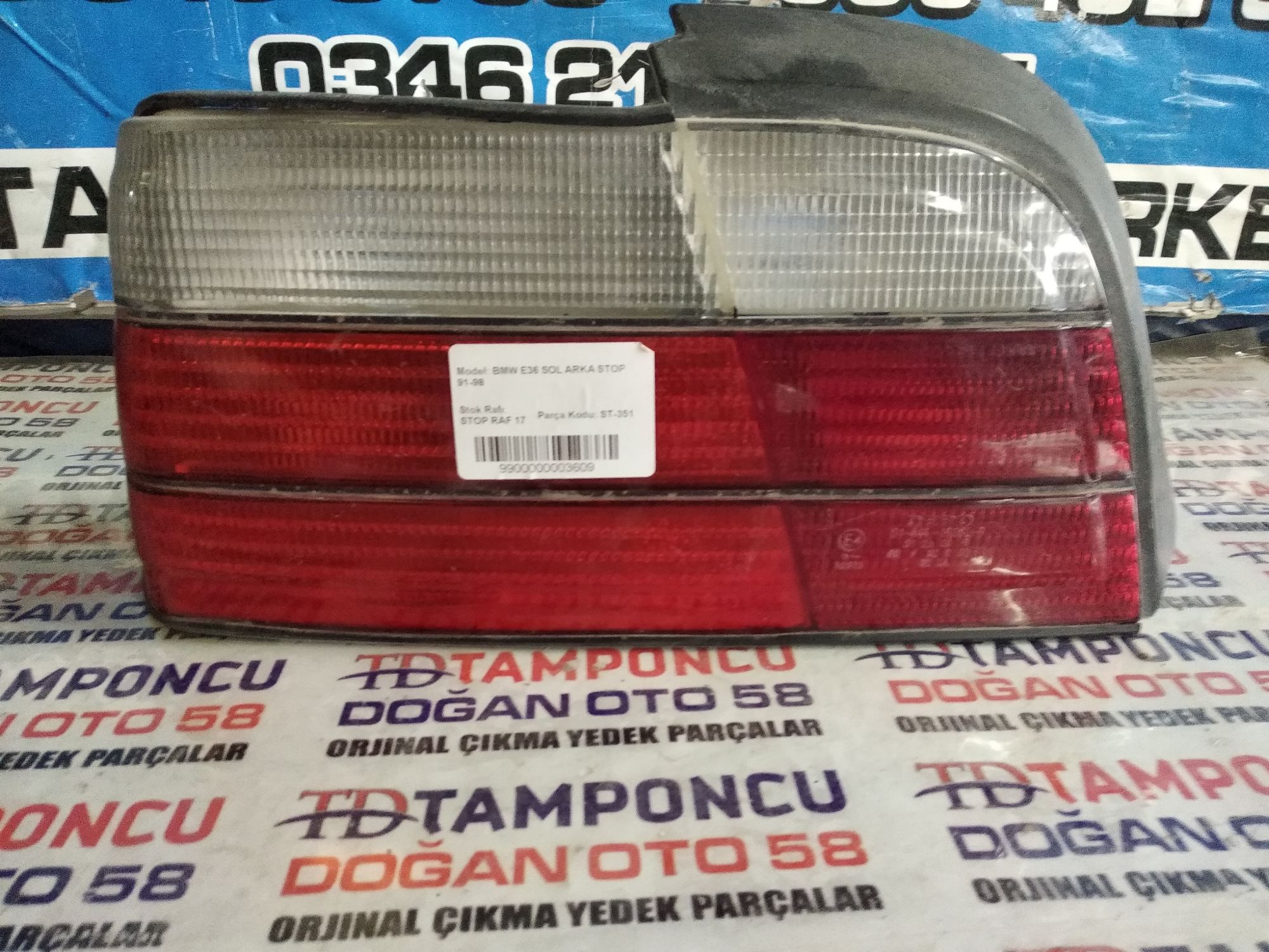 BMW 3 SERS SOL STOP E 36 ORJNAL IKMA 91-98