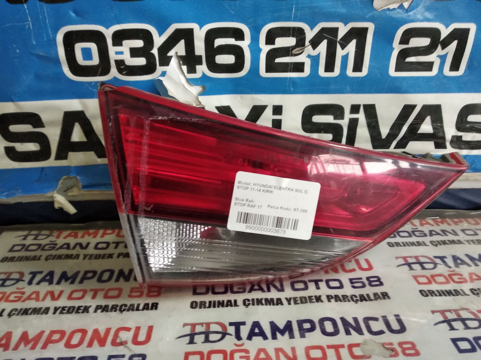 HYUNDA ELENTRA SOL  STOP ORJNAL IKMA 11-14