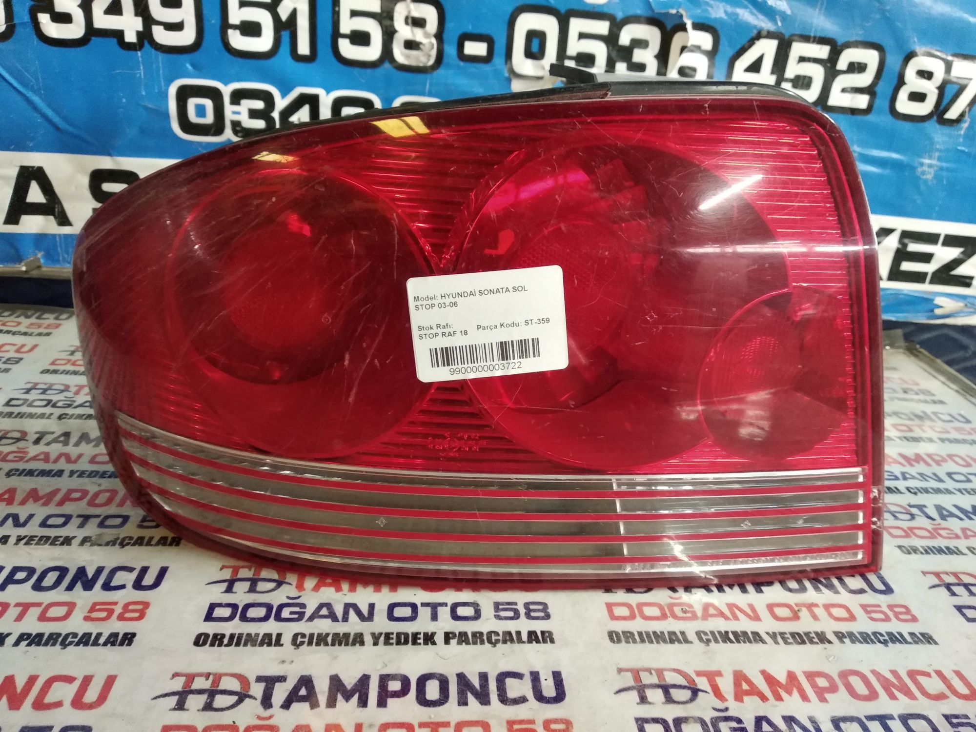 HYUNDA SONATA SOL STOP ORJNAL IKMA 03-06
