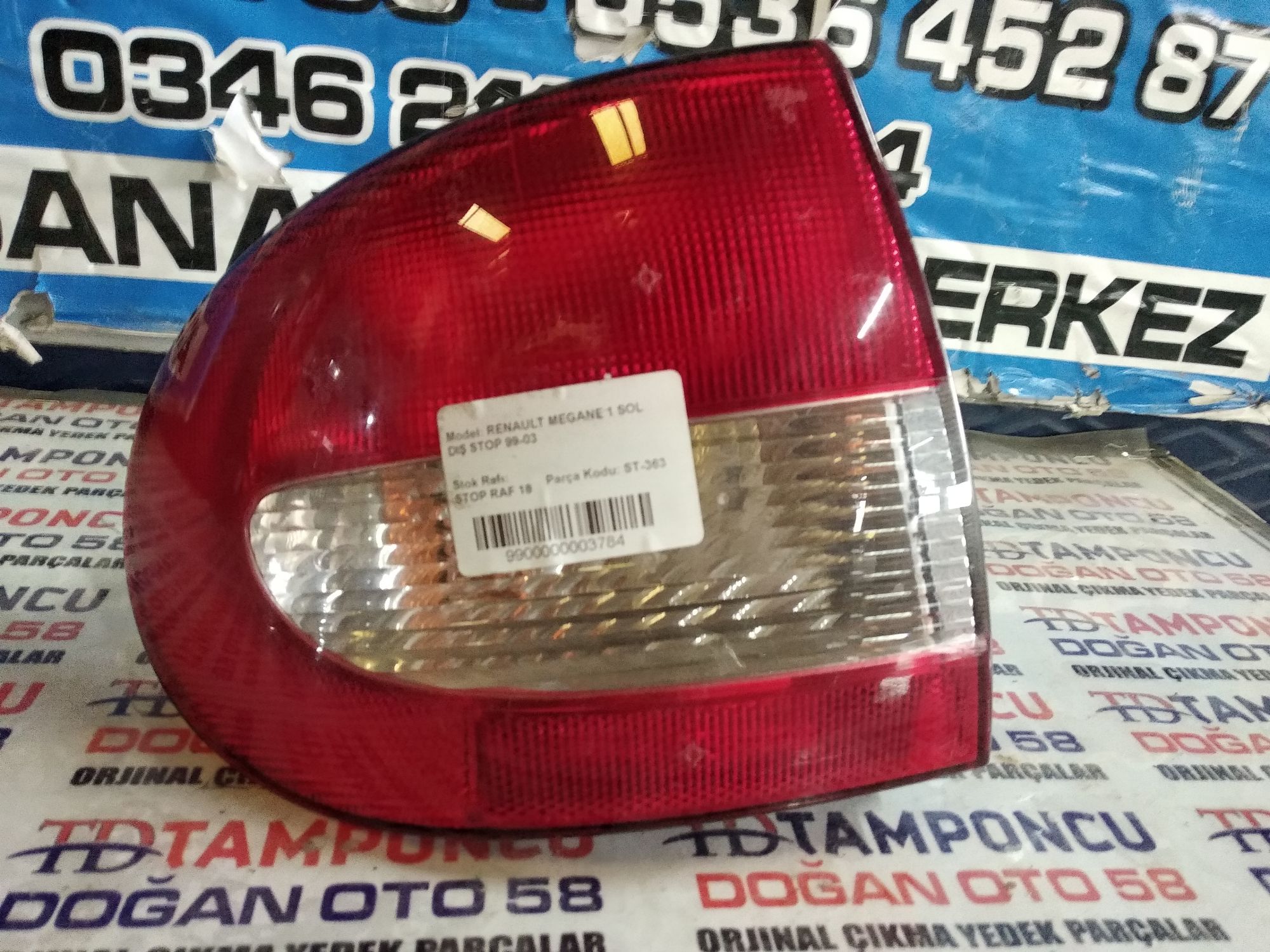 RENAULT MEGANE 1 SOL DI STOP ORJNAL IKMA 99-03