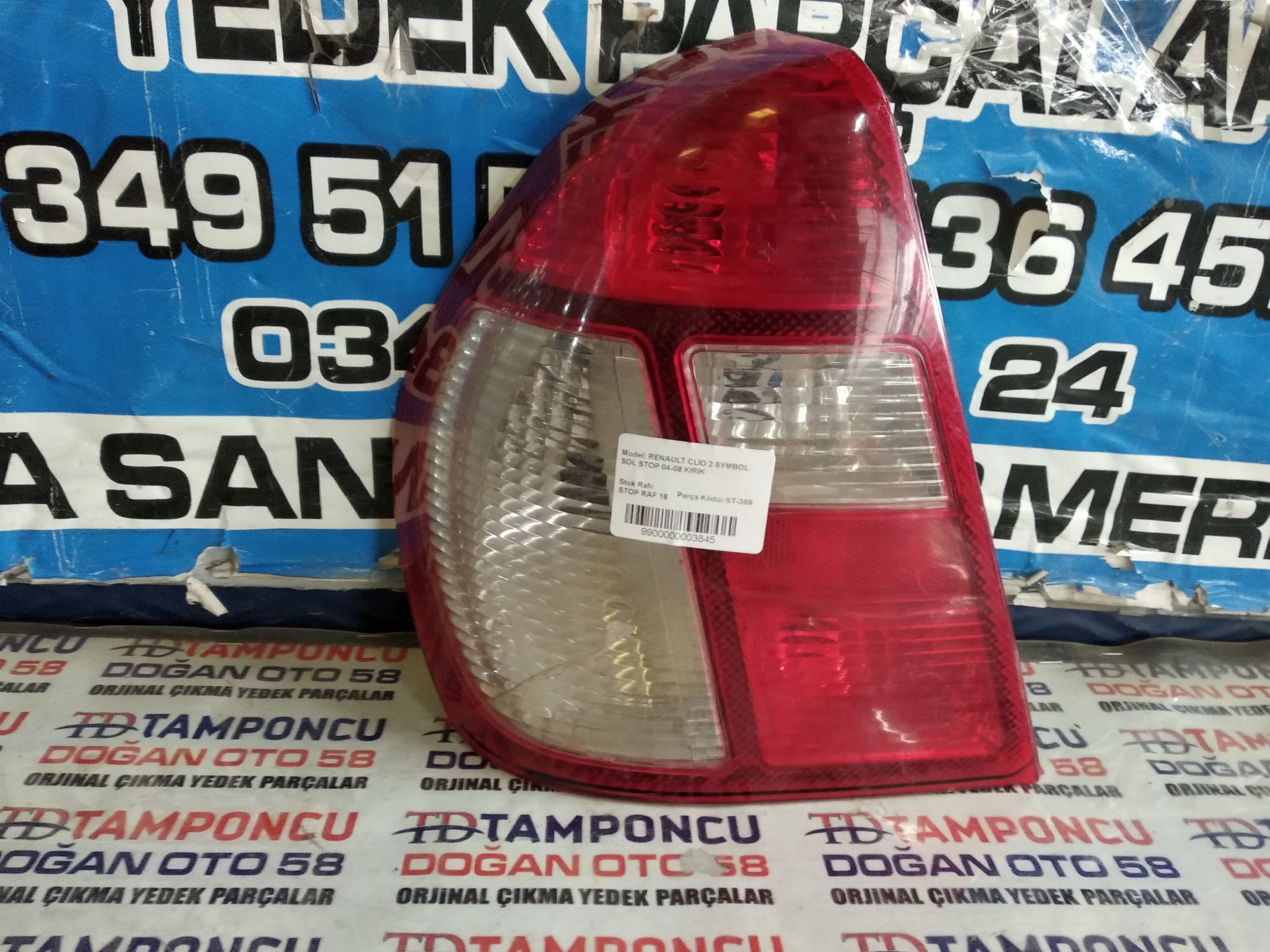 RENAULT CLO 2 SOL STOP ORJNAL IKMA 04-08