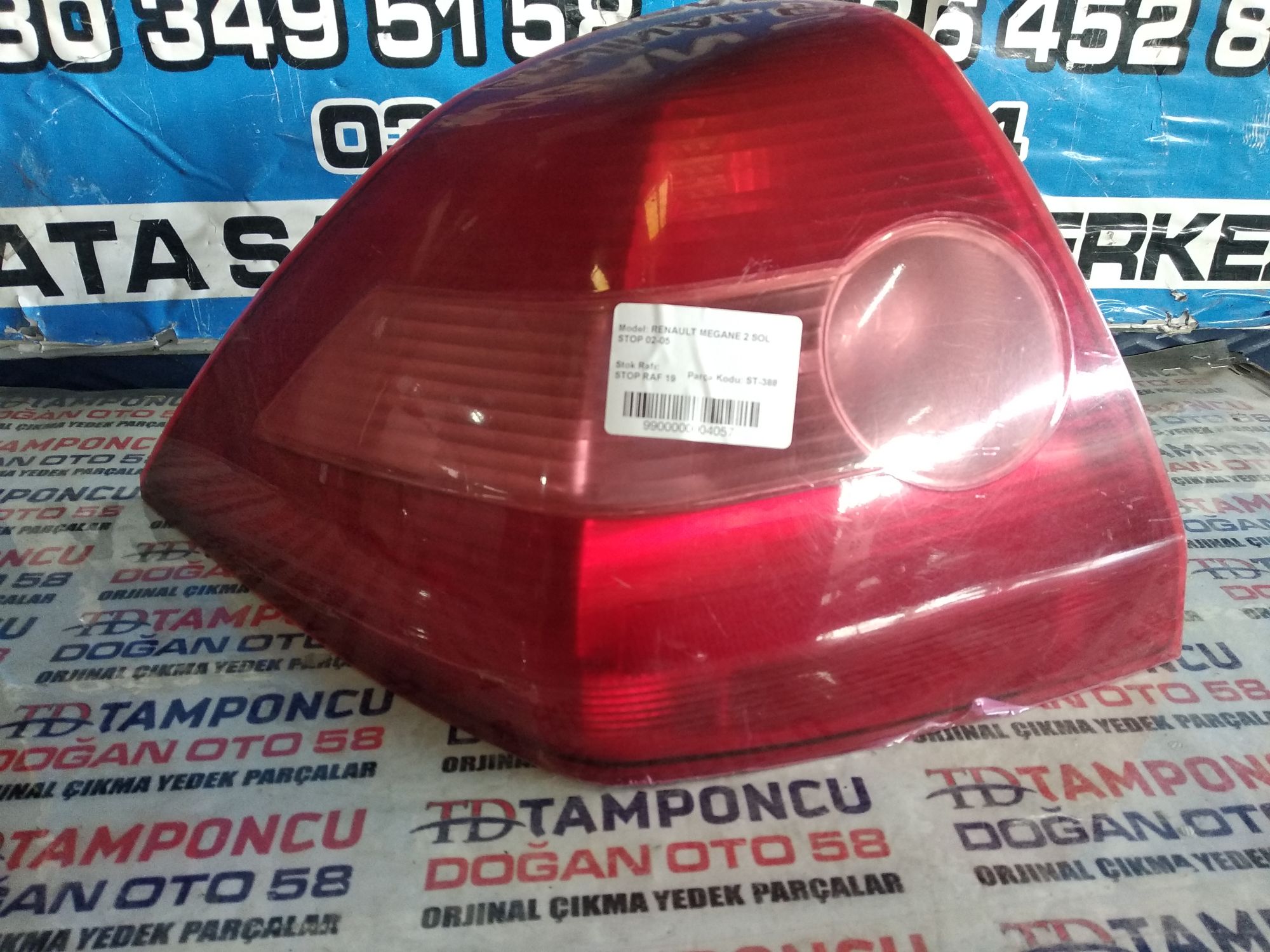 RENAULT MEGANE 2 SOL STOP ORJNAL IKMA 02-05