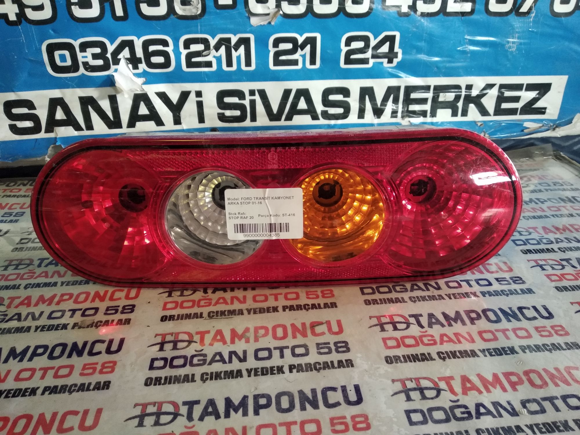  FORD TRANST ARKA STOP 01-16