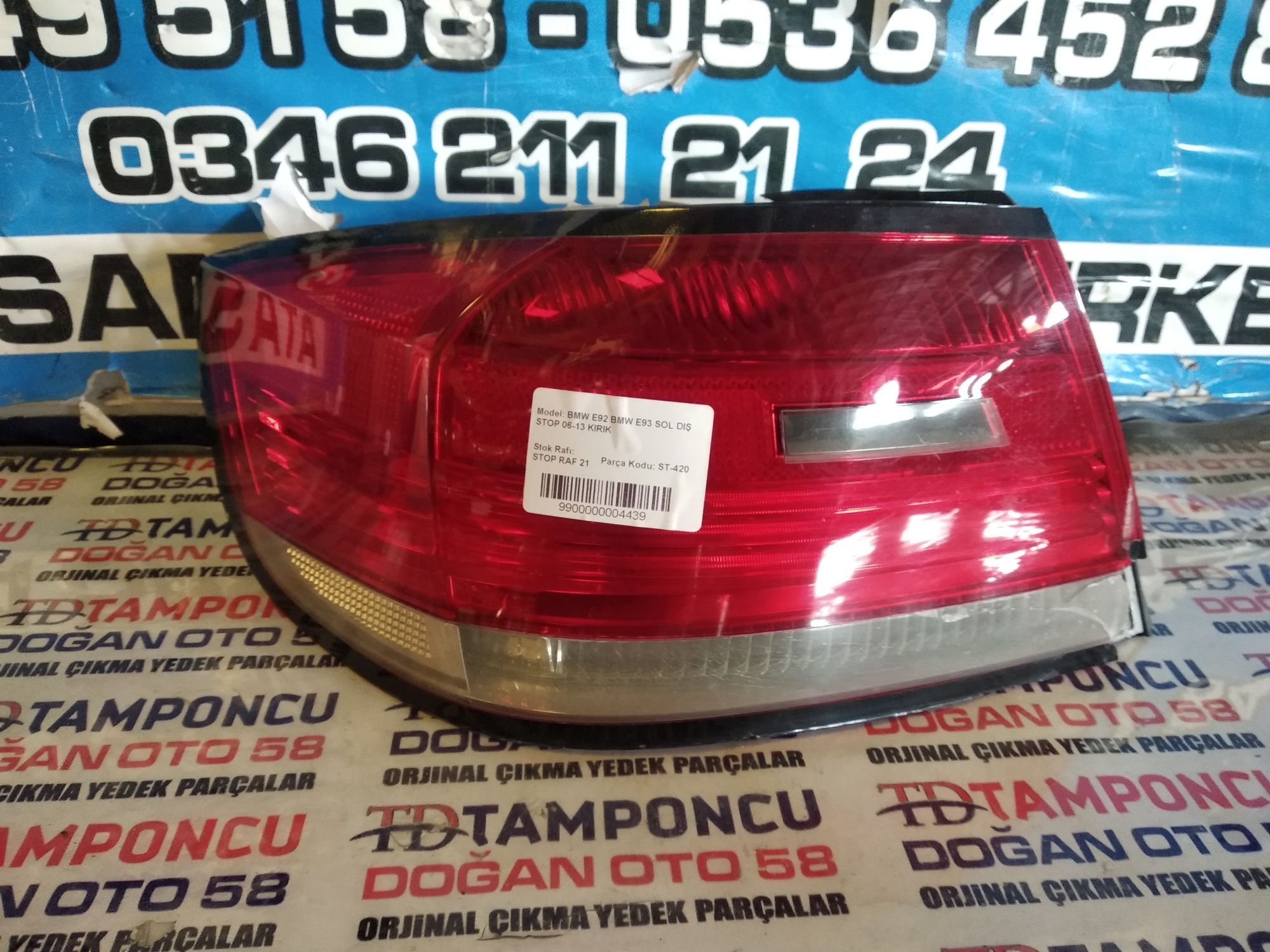 BMW SOL DI STOP E 92 E 93 ORJNAL IKMA 06-13