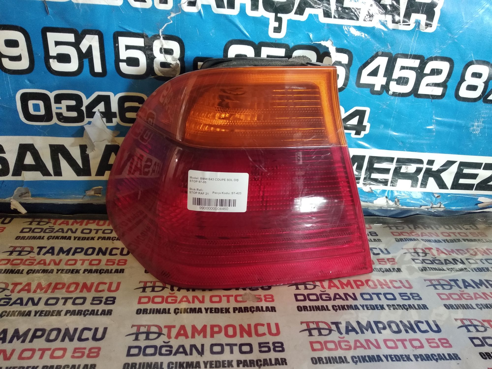 BMW 3 SERS SOL DI STOP E 46 COUPE ORJNAL IKMA 97-05