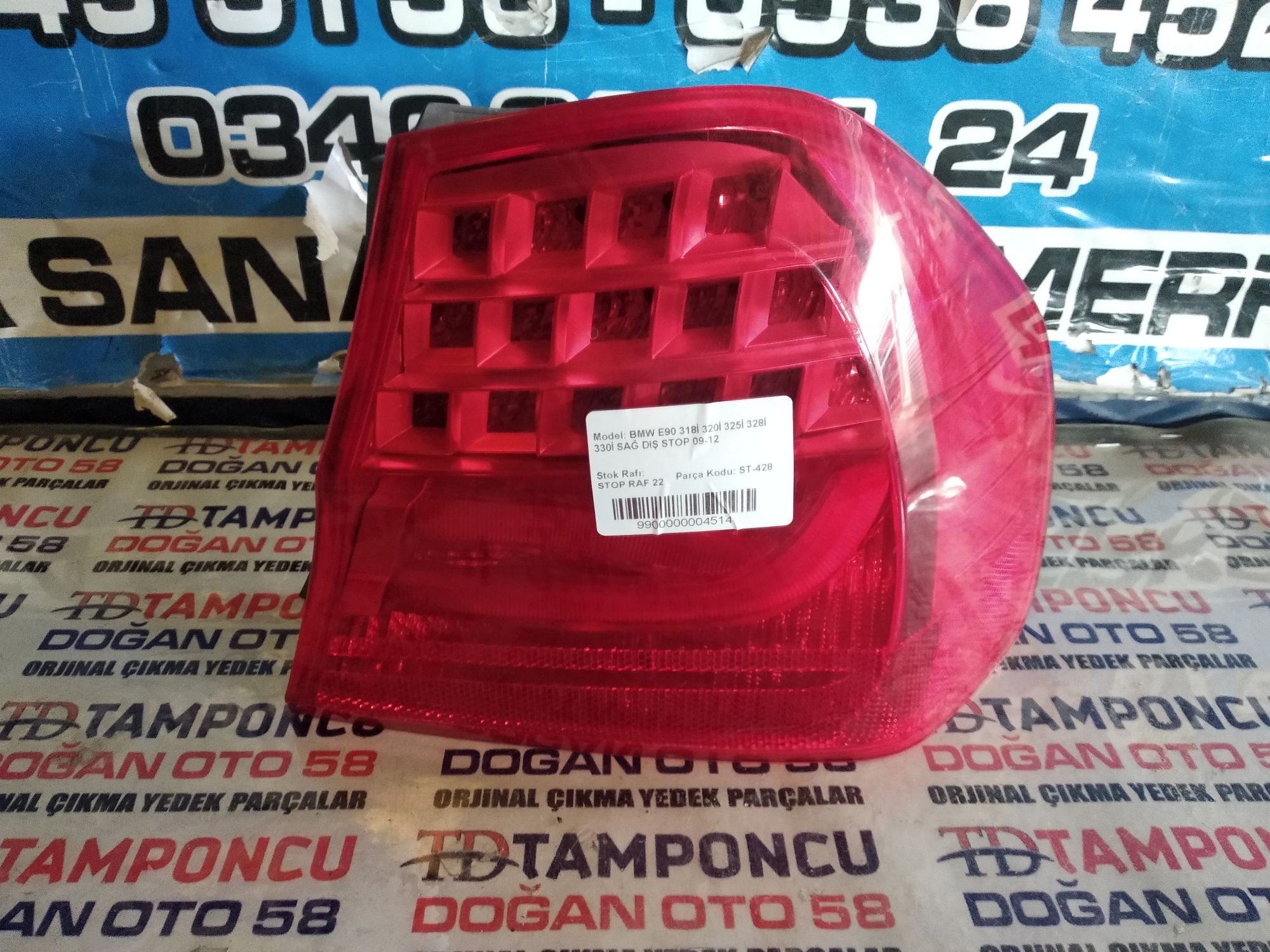 BMW 3 SERS SA DI STOP E 90 ORJNAL IKMA 9-12