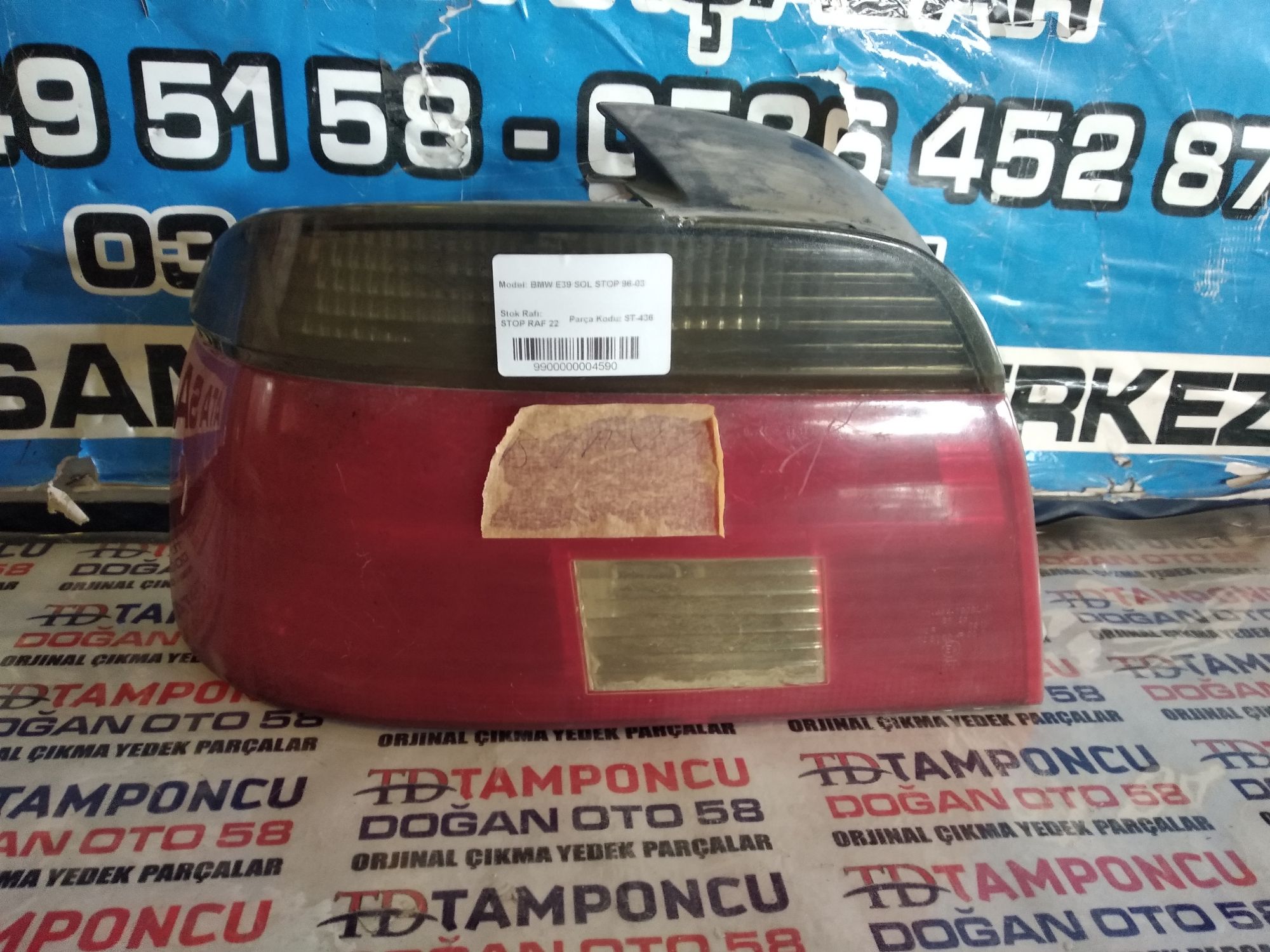 BMW 5 SERS SOL STOP E 39 ORJNAL IKMA 96-03