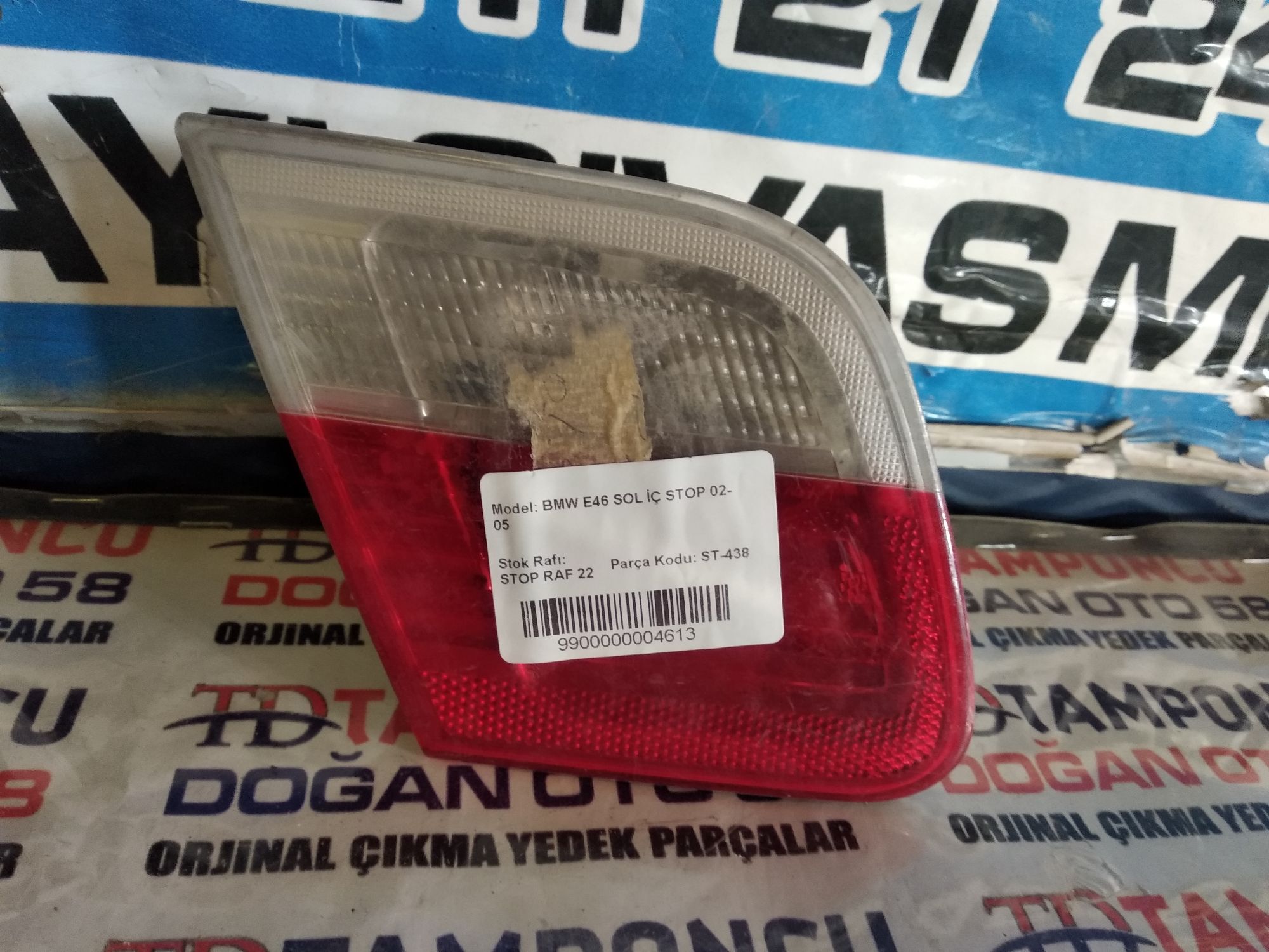 BMW 3 SERS SOL  STOP E 46 ORJNAL IKMA 02-05