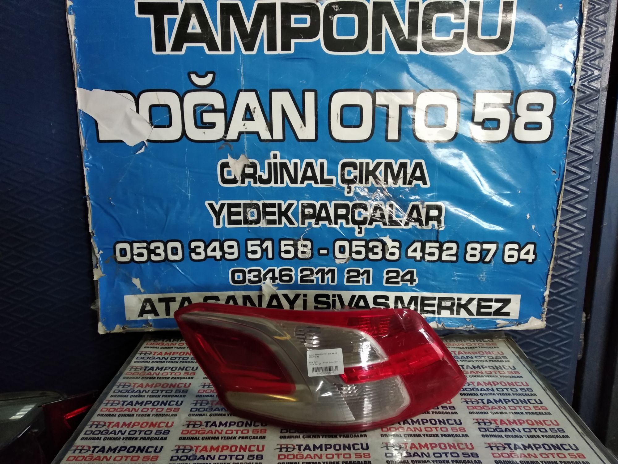 PEUGEOT 301 SOL STOP ORJNAL IKMA 12-16