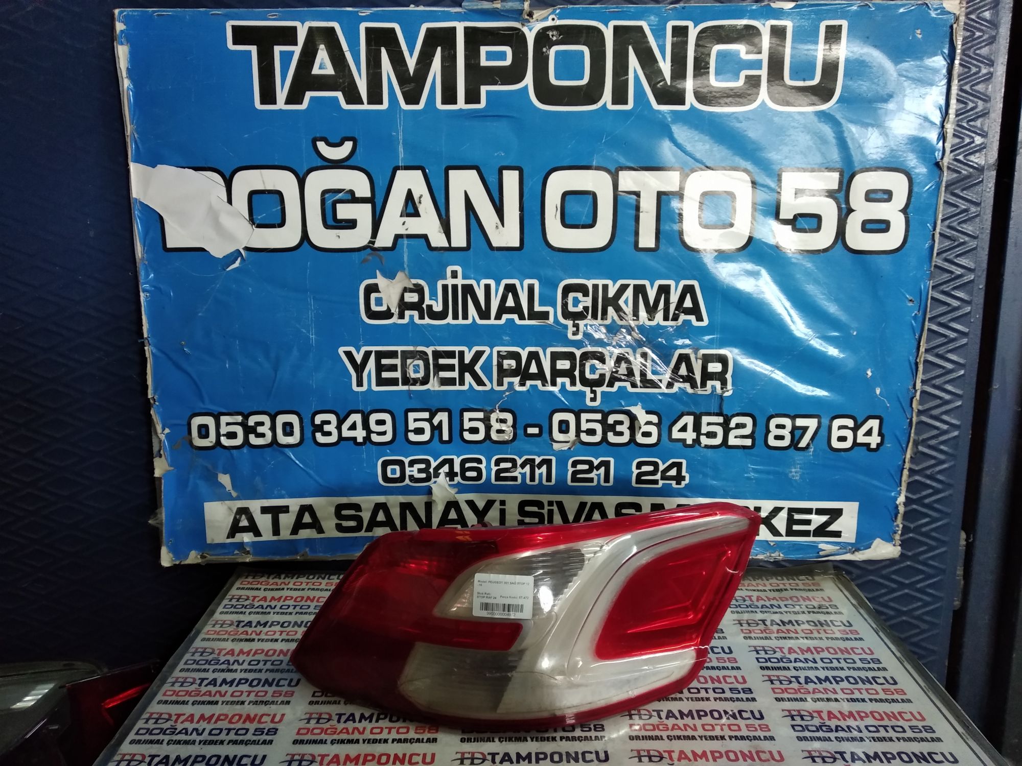 PEUGEOT 301 SA STOP ORJNAL IKMA 12-16