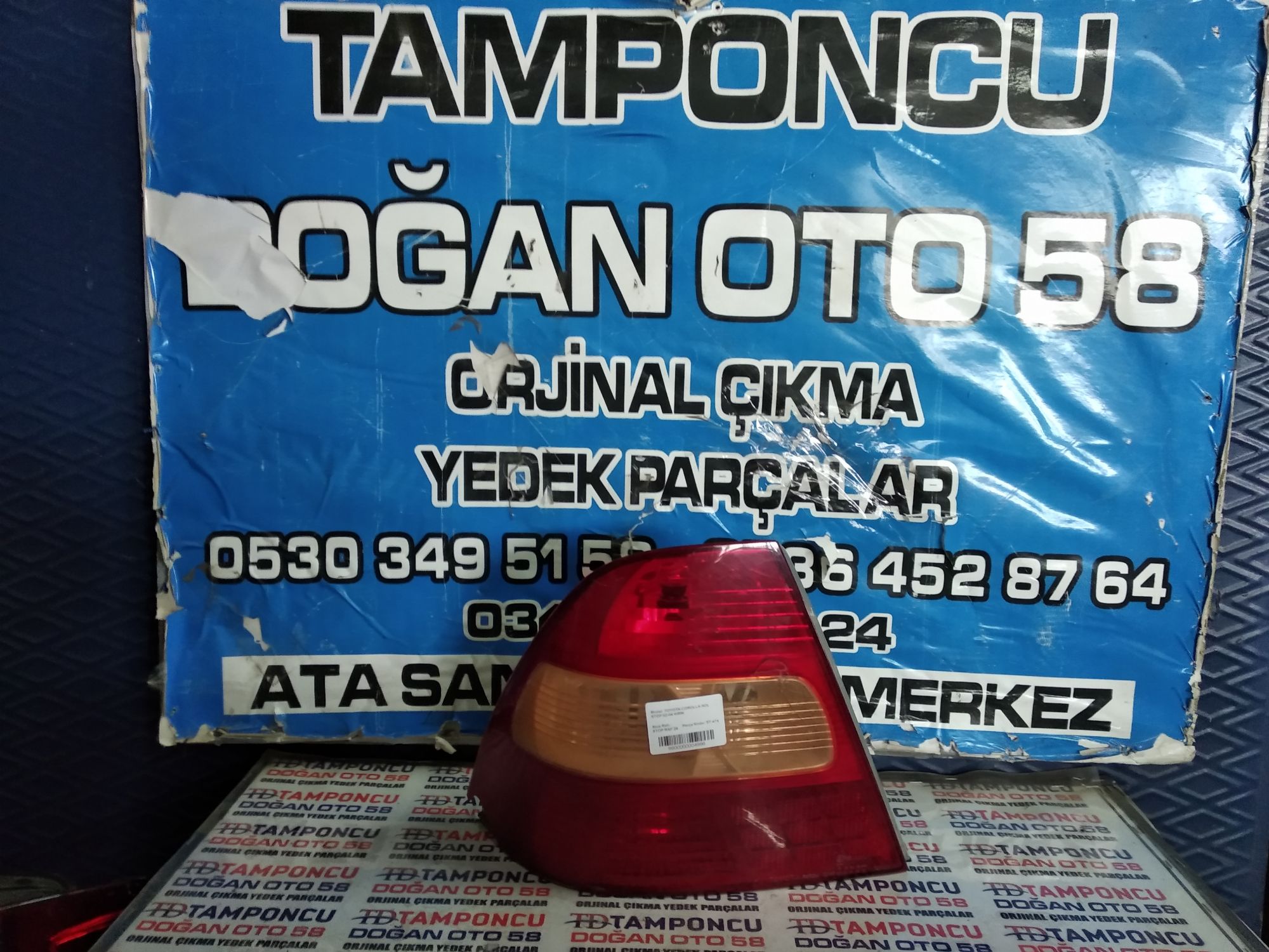 TOYOTA COROLLA SOL STOP ORJNAL IKMA 02-04