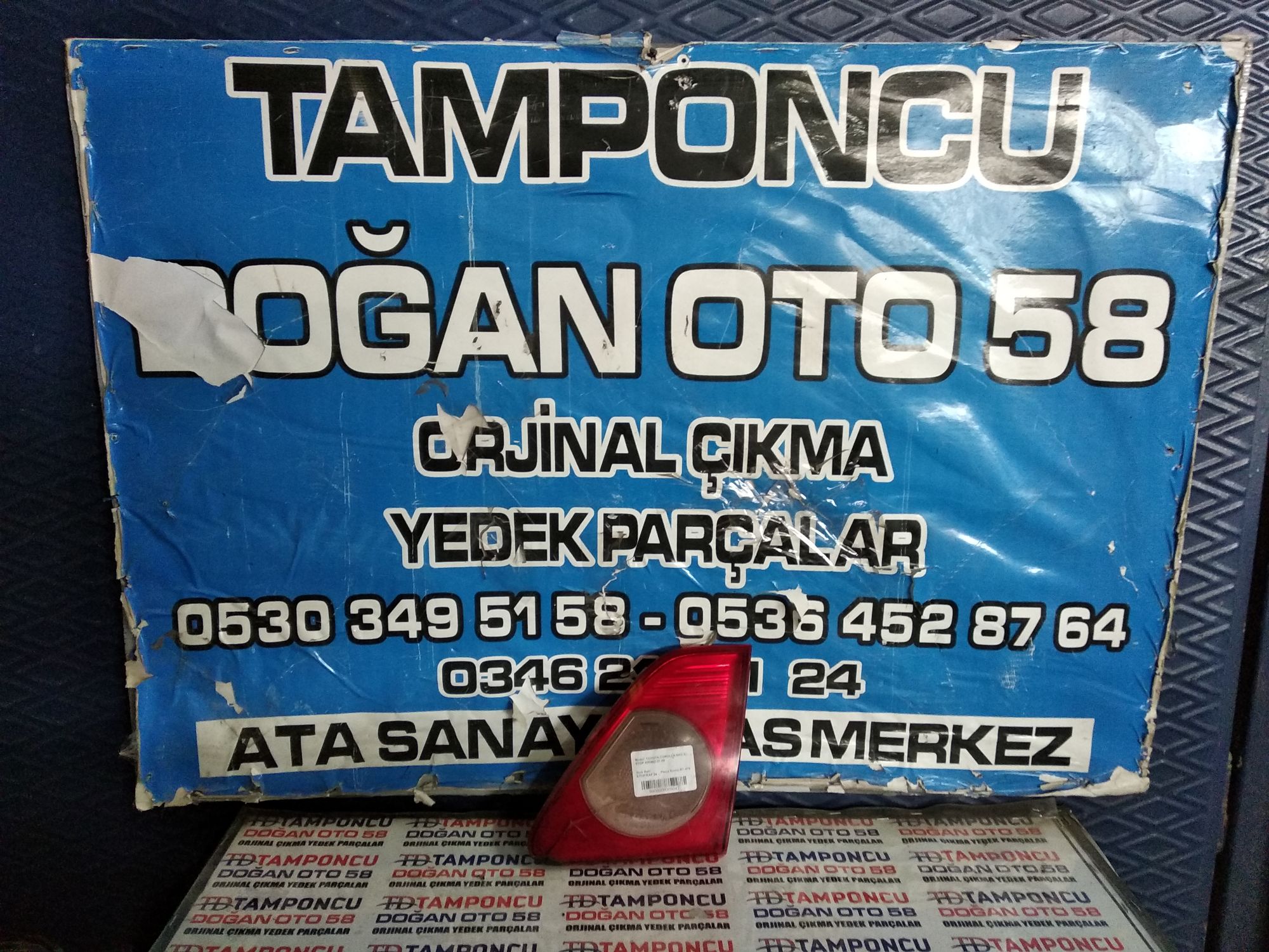 TOYOTA COROLLA SA  STOP ORJNAL IKMA 07-09