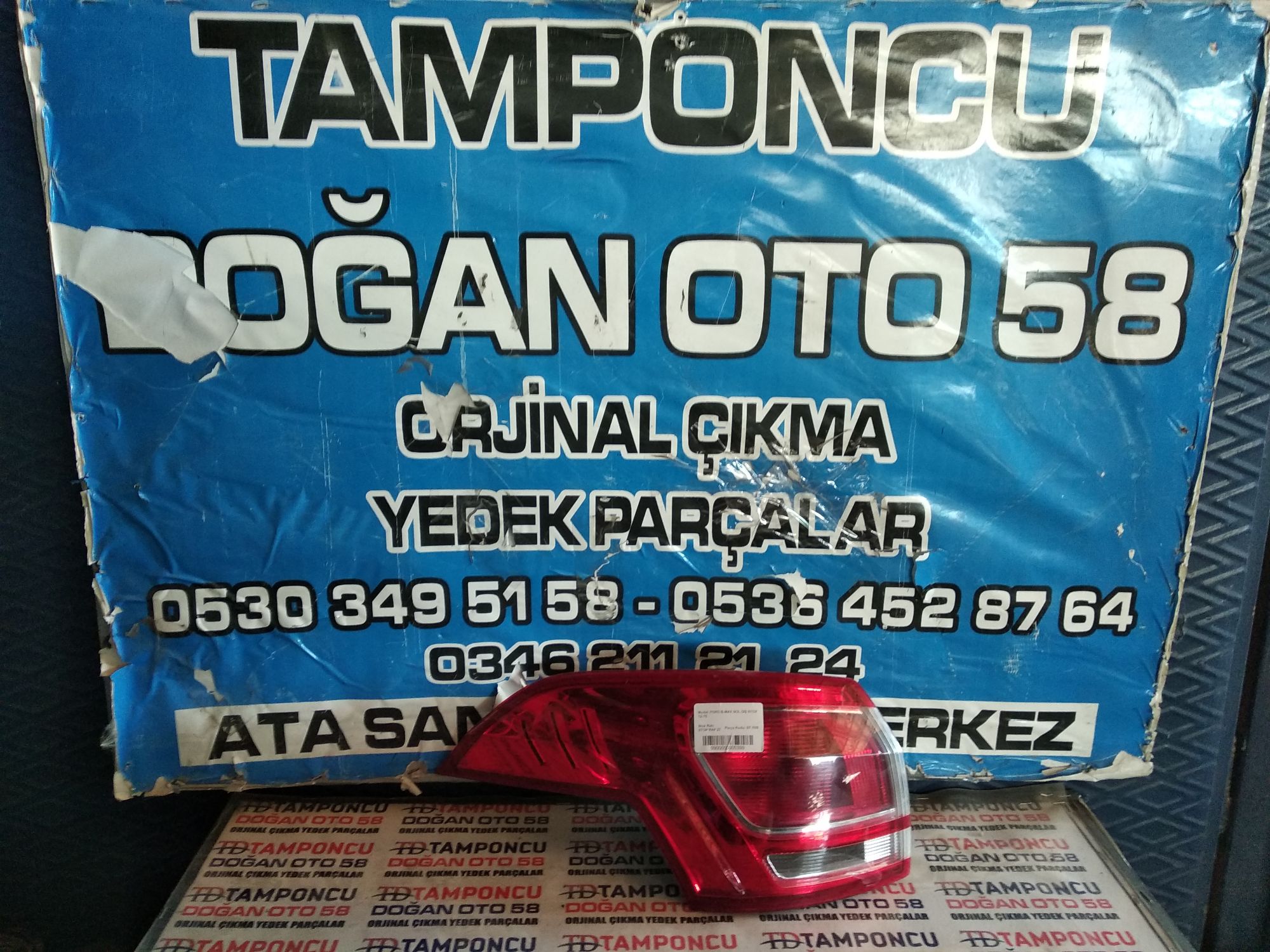 (SATILDI)  FORD B MAX SOL DI STOP ORJNAL IKMA 12-15