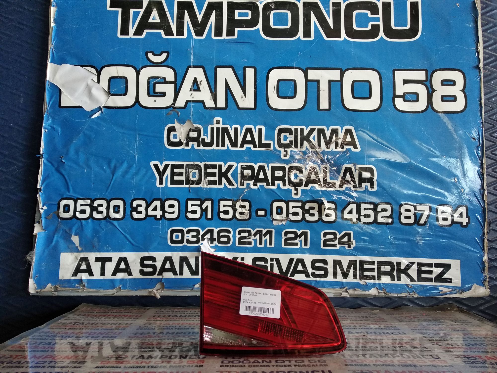 VOLKSWAGEN PASSAT B 8 SOL  STOP ORJNAL IKMA 15-19