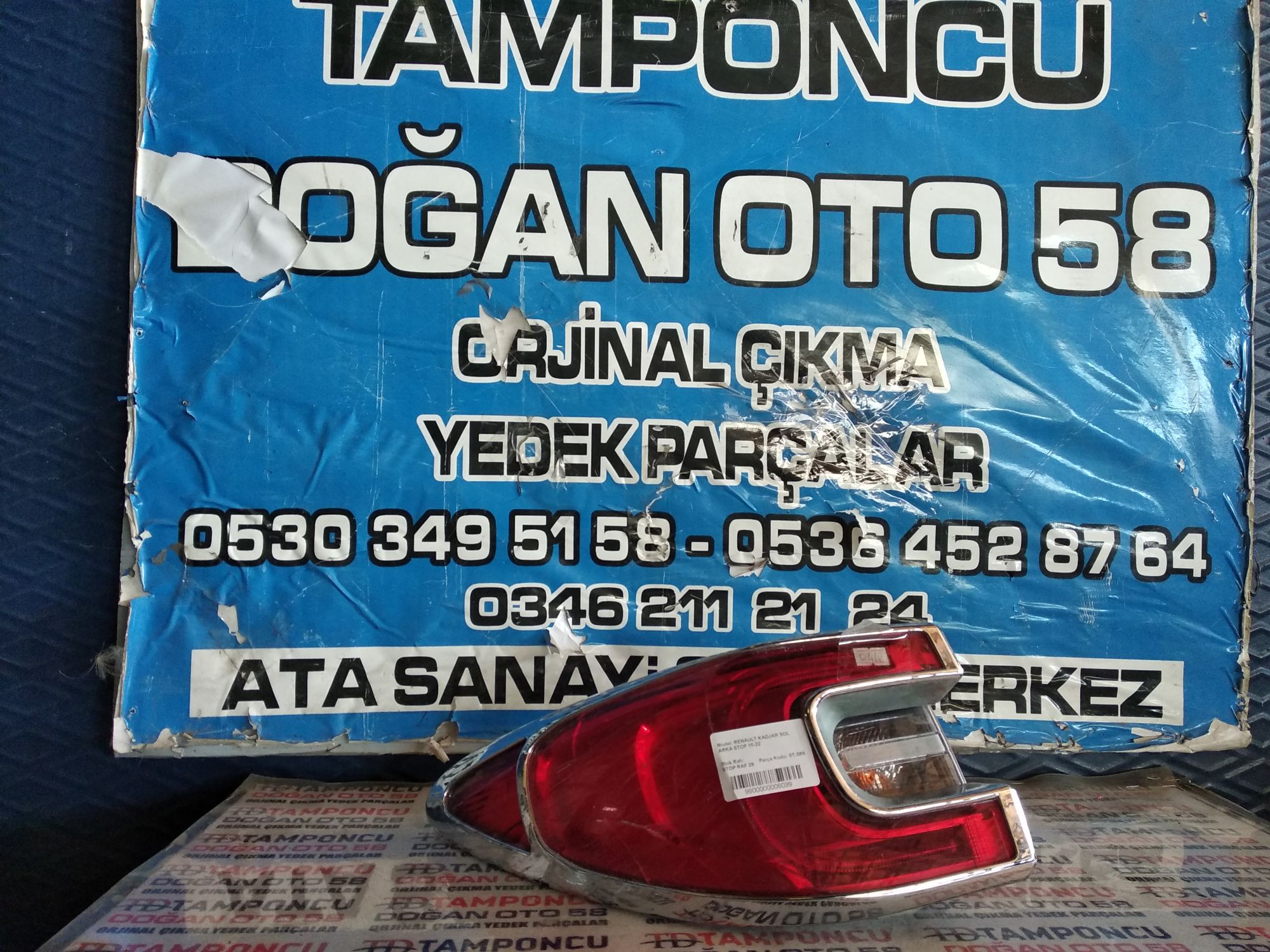 RENAULT KADJAR SOL STOP ORJNAL IKMA 15-22