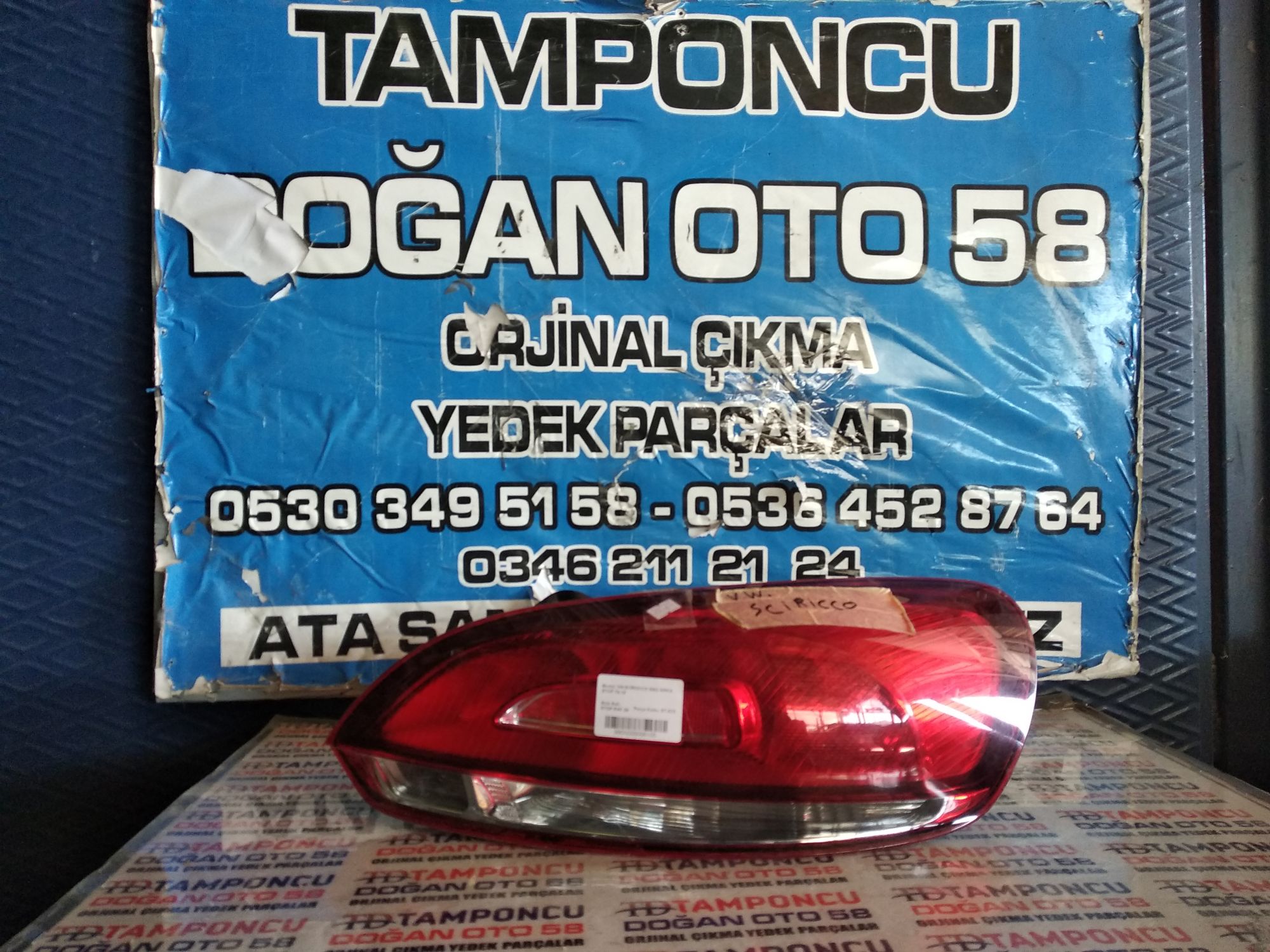VOLKSWAGEN SCROCCO SAG STOP ORJNAL IKMA 04-14