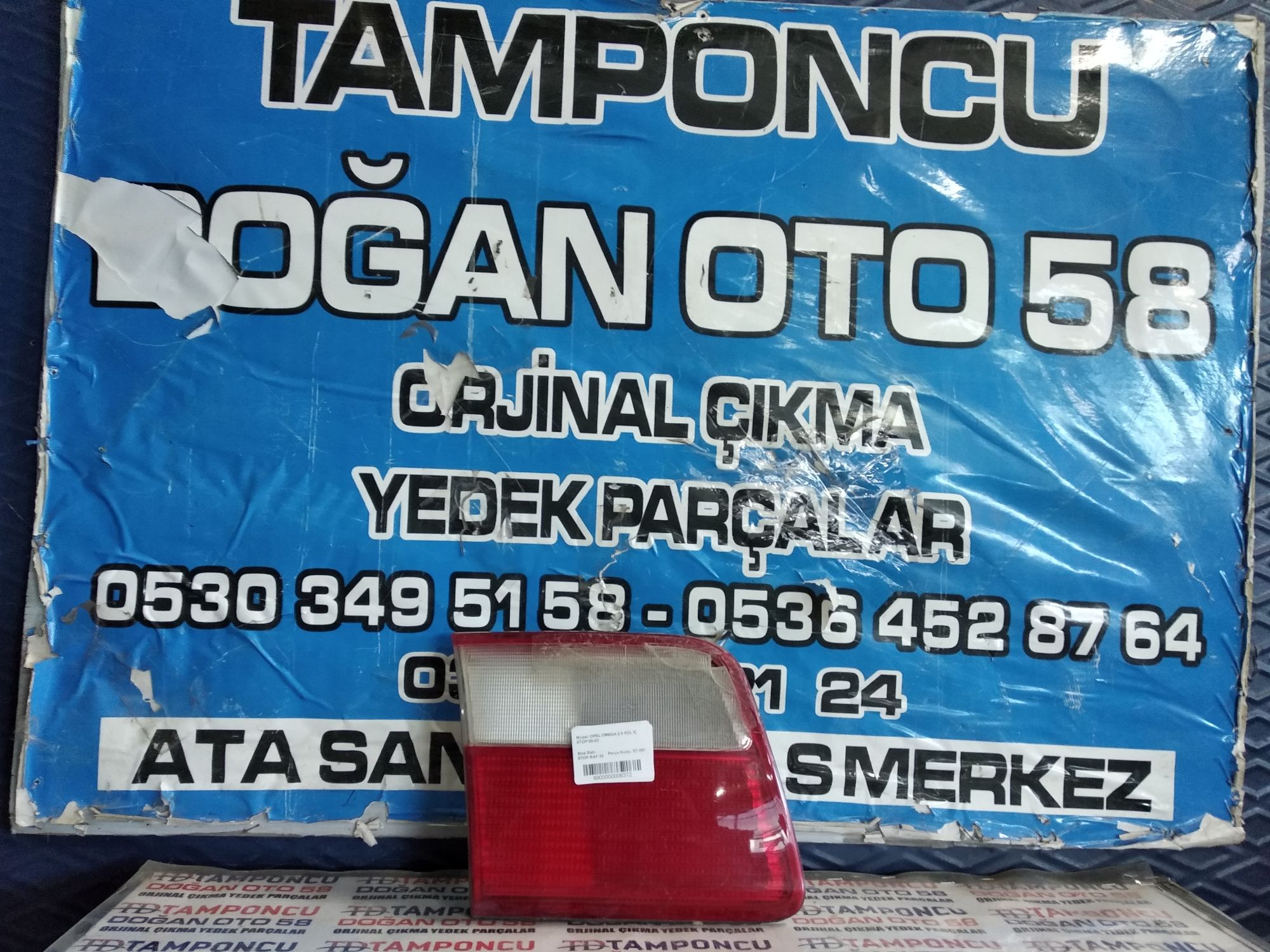 OPEL OMEGA SOL  STOP ORJNAL IKMA 00-03