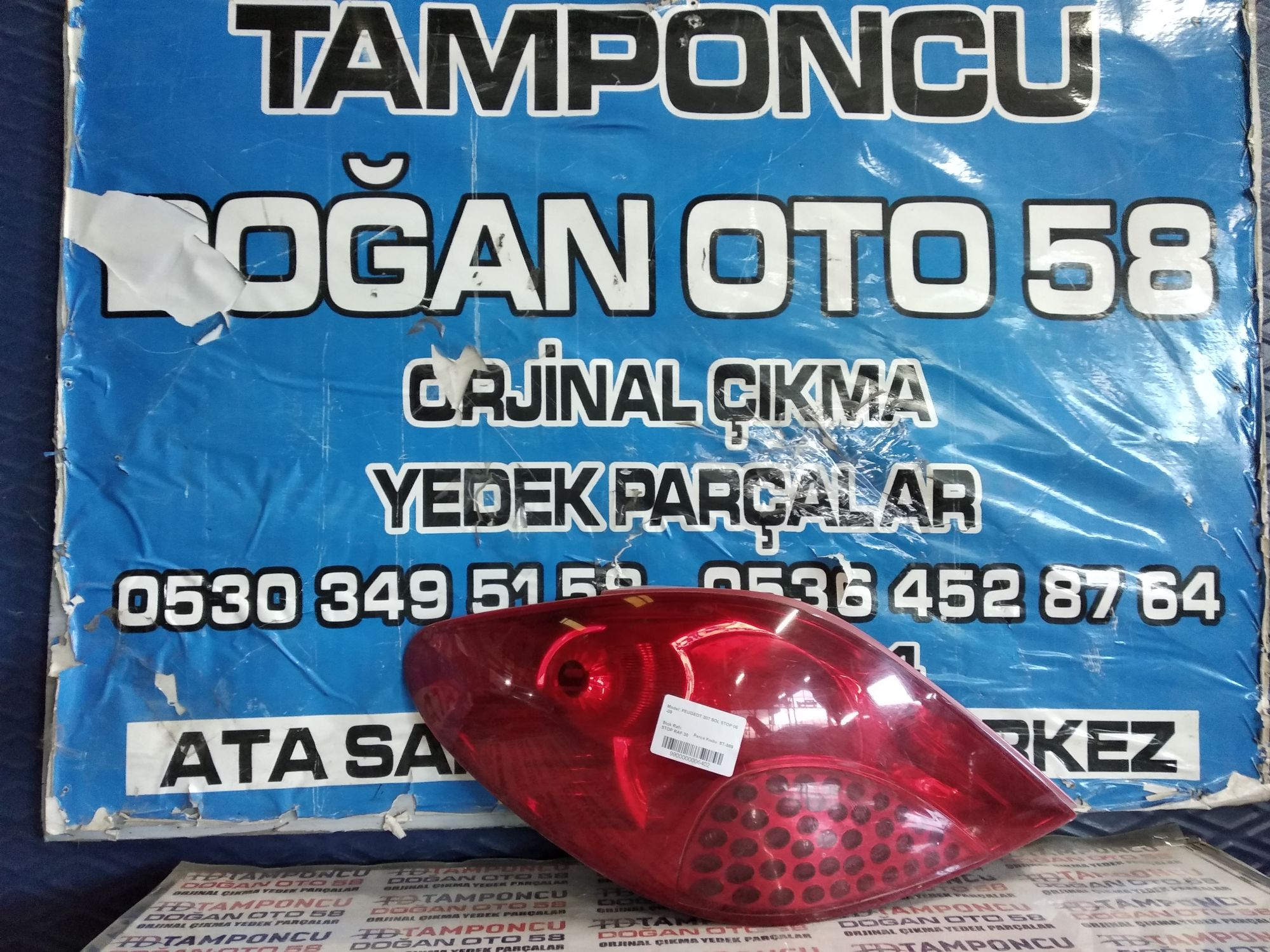 PEUGEOT 207 SOL STOP ORJNAL IKMA 06-09