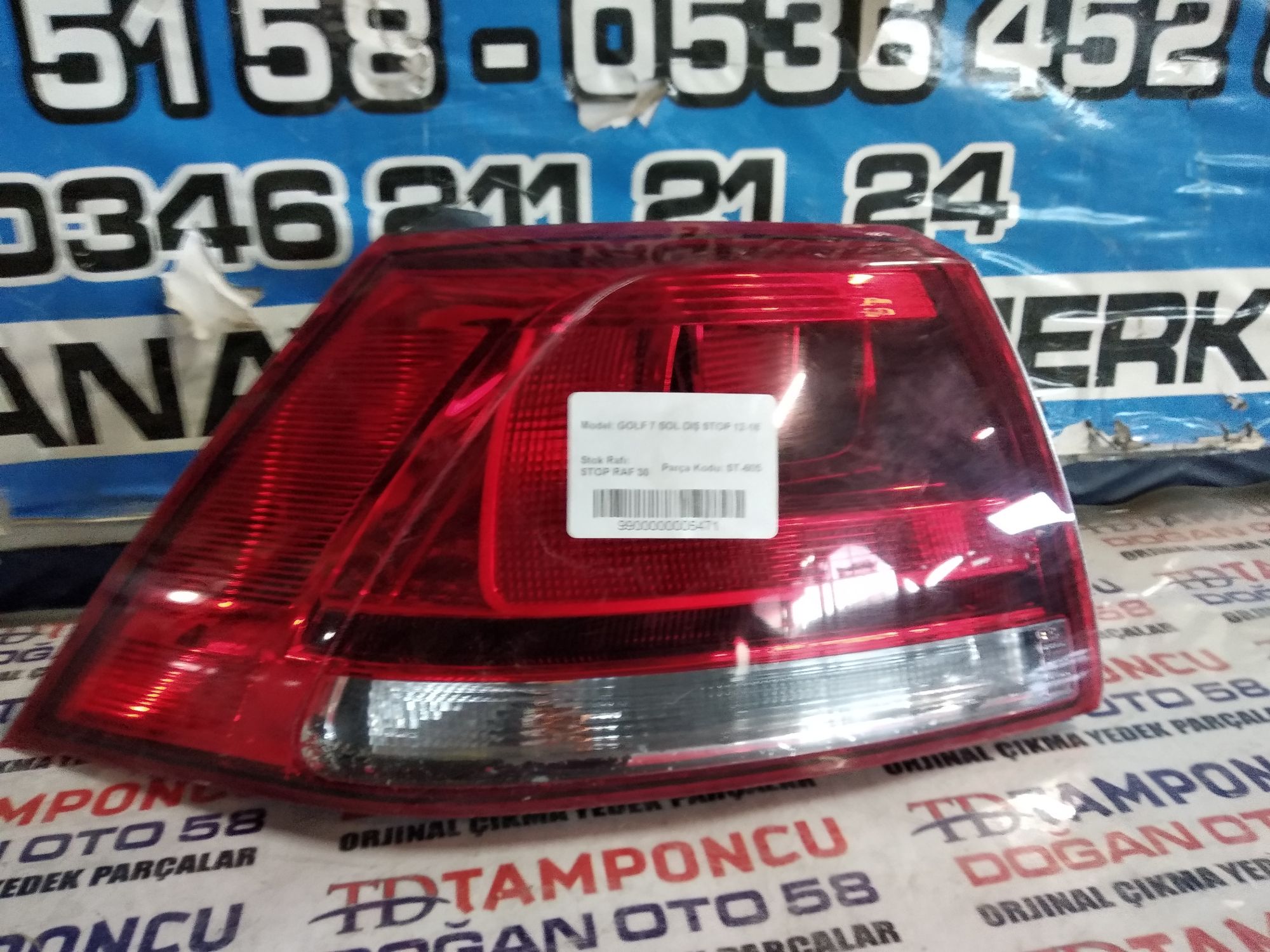 VOLKSWAGEN GOLF 7 SOL STOP W212 ORJNAL IKMA 12-16