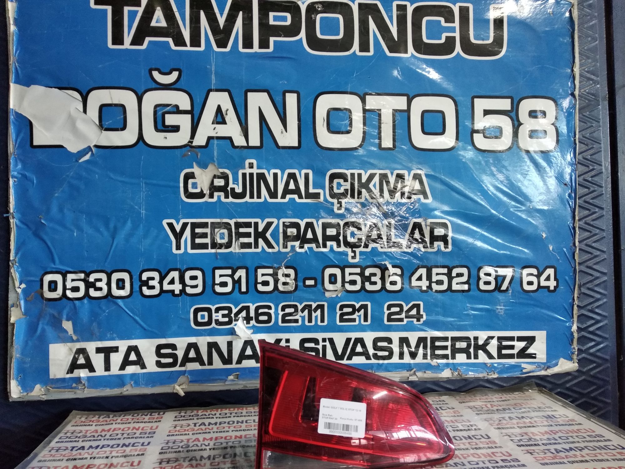 VOLKSWAGEN GOLF 7 SOL  STOP ORJNAL IKMA 12-16