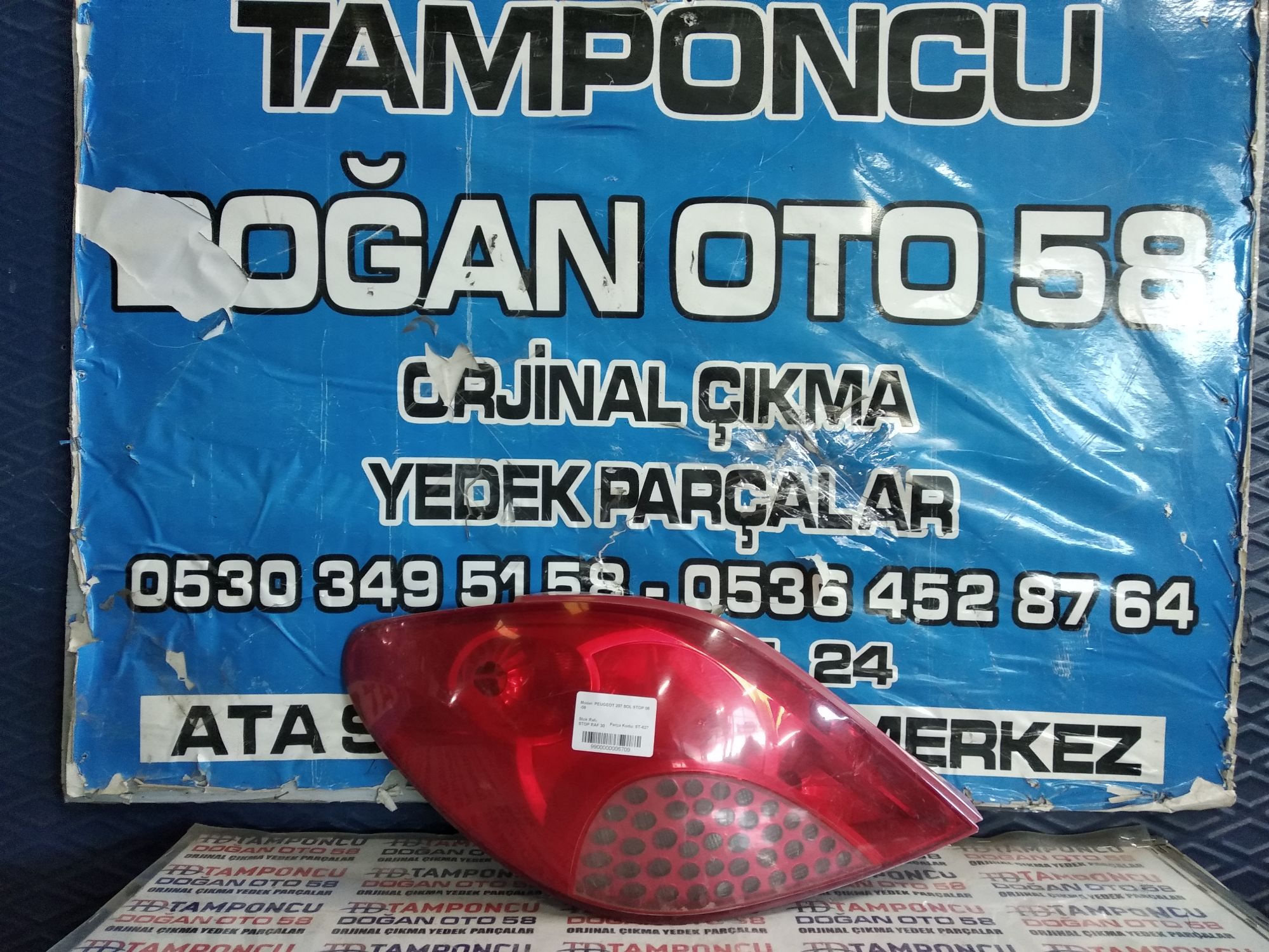 PEUGEOT 207 SOL STOP ORJNAL IKMA 06-09