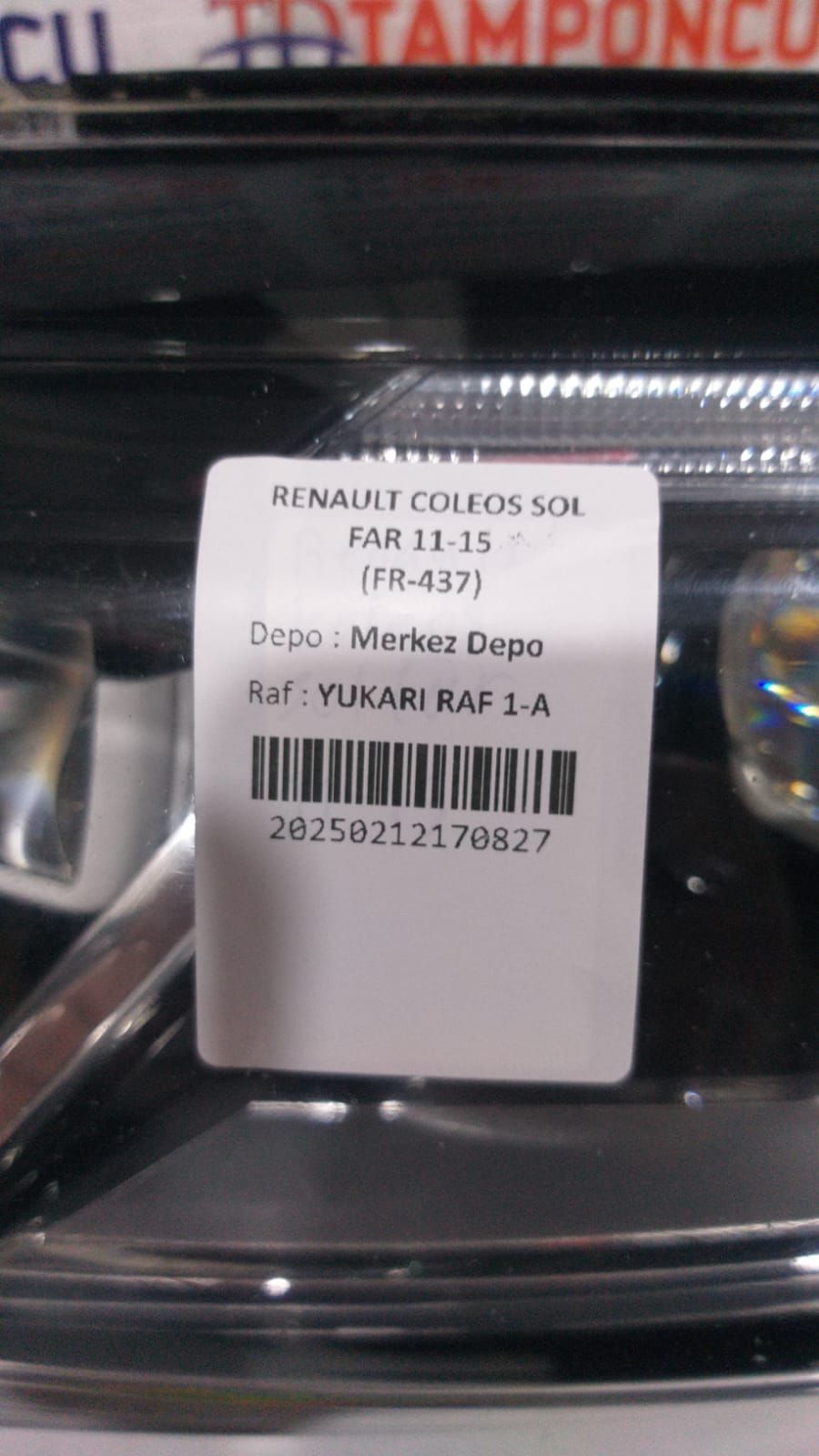 RENAULT TALSMAN SOL FAR 11-15