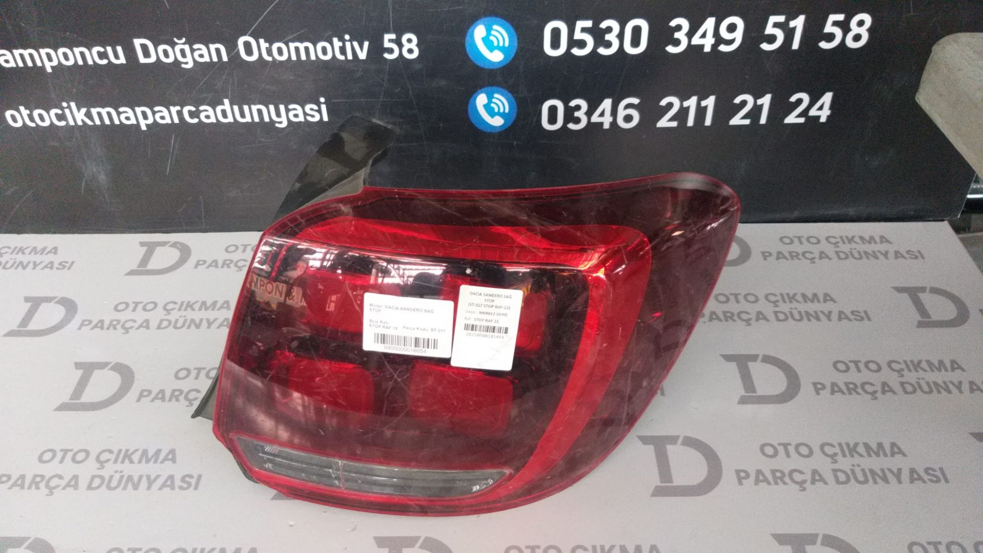 DACIA SANDERO SA STOP
