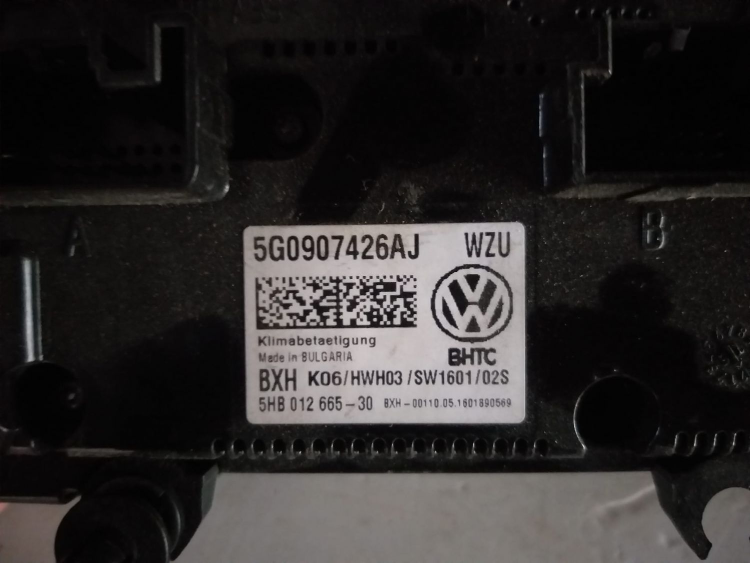 VOLKSWAGEN PASSAT B8 KL�MA KONTROL PANEL�